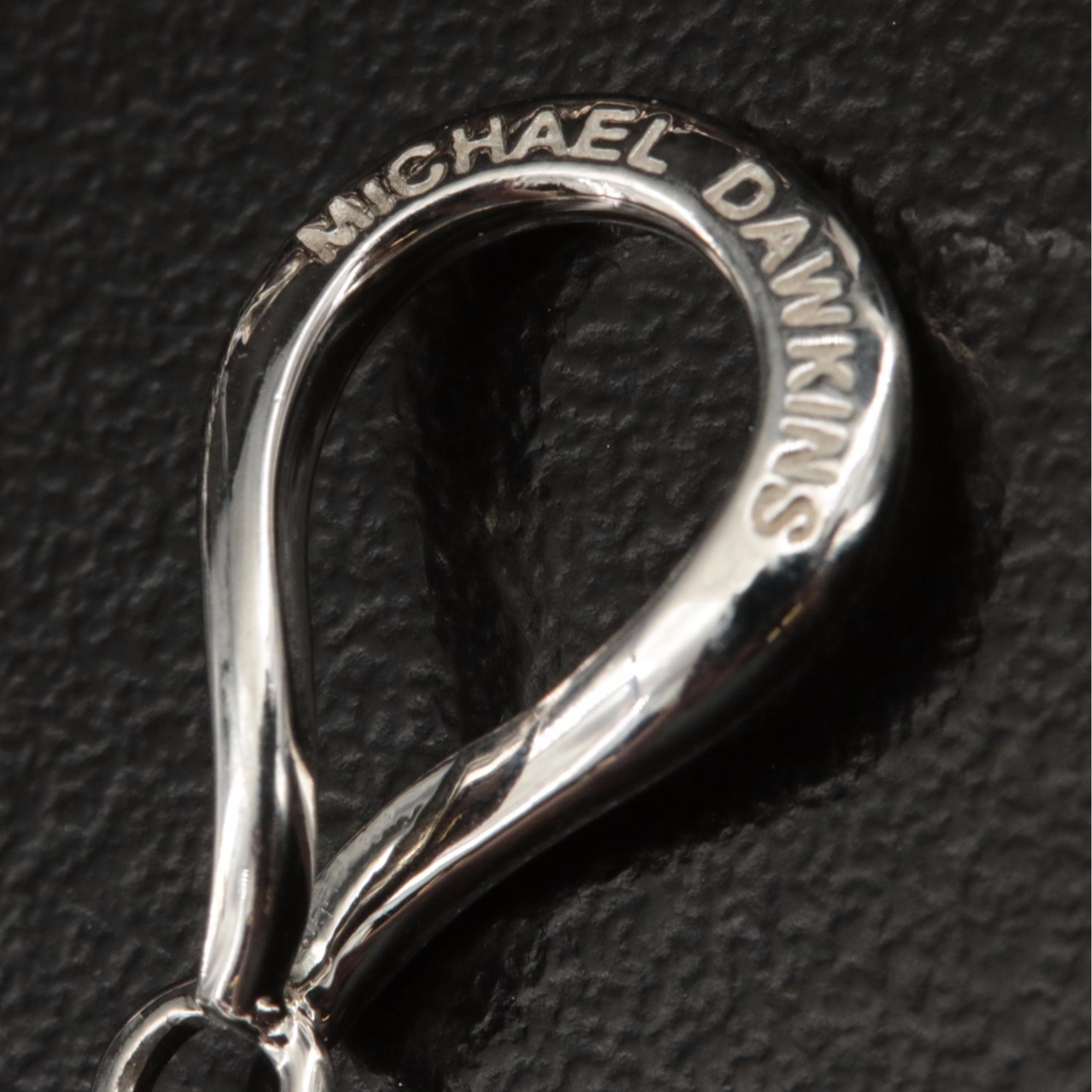 Michael Dawkins Sterling Mother-of-Pearl, Citrine and Quartz Necklace