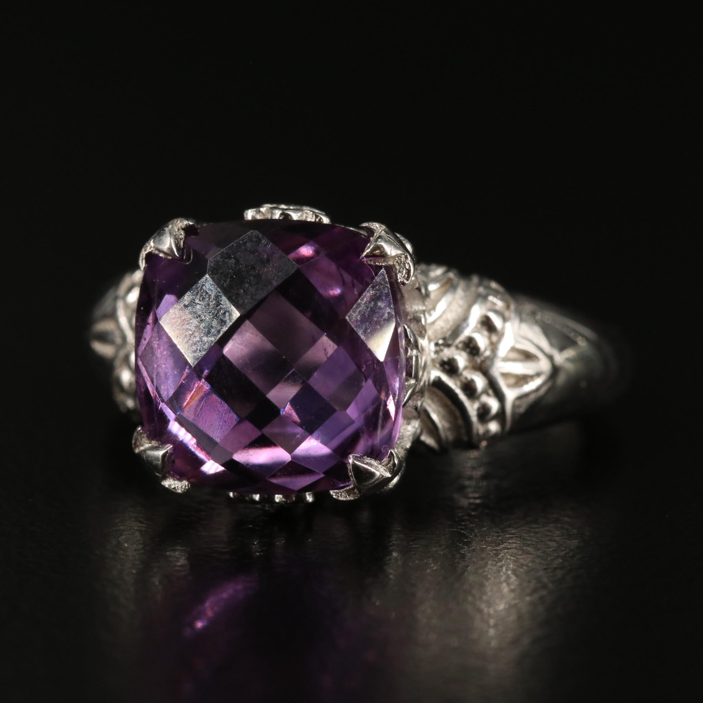 Sterling Silver Amethyst Ring