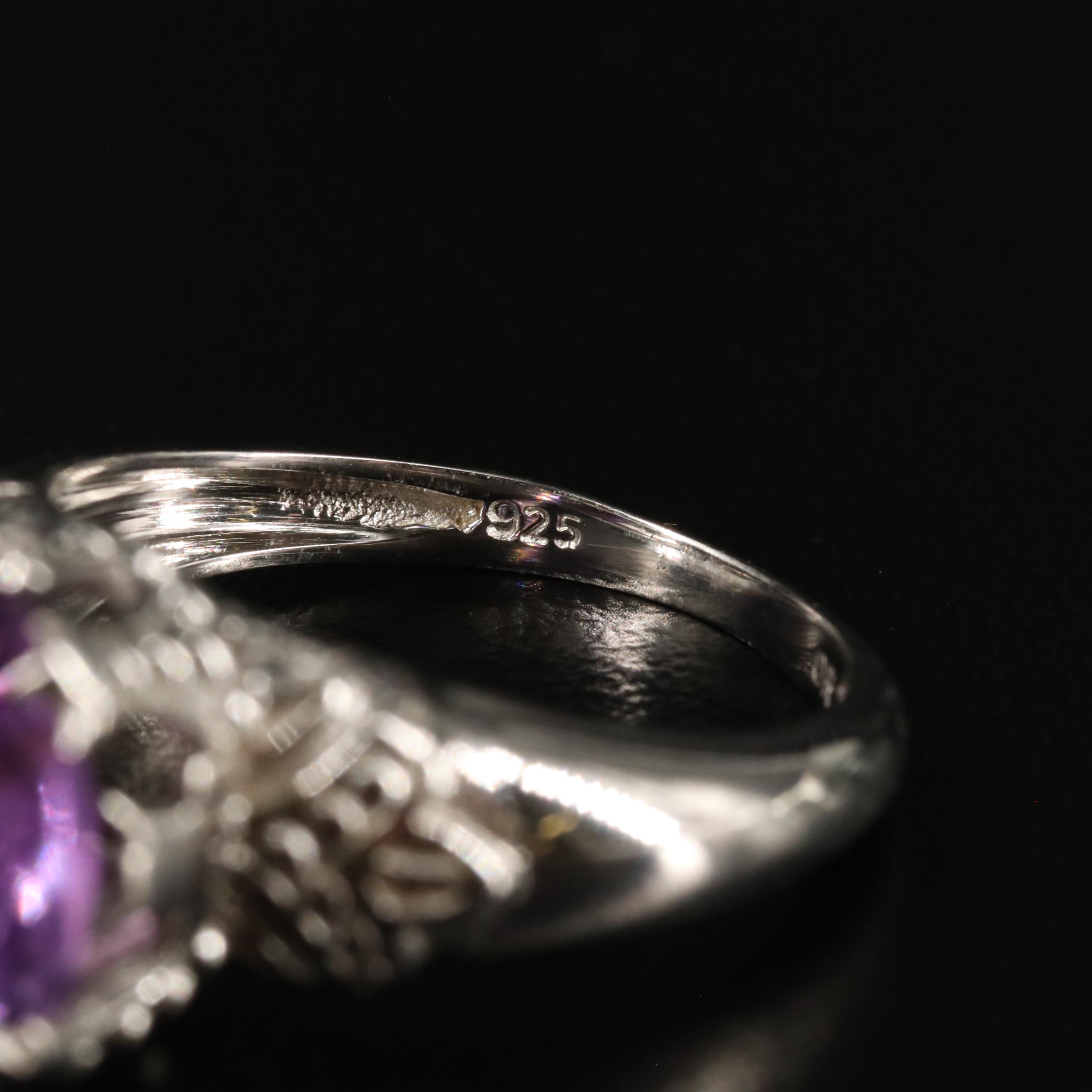 Sterling Silver Amethyst Ring