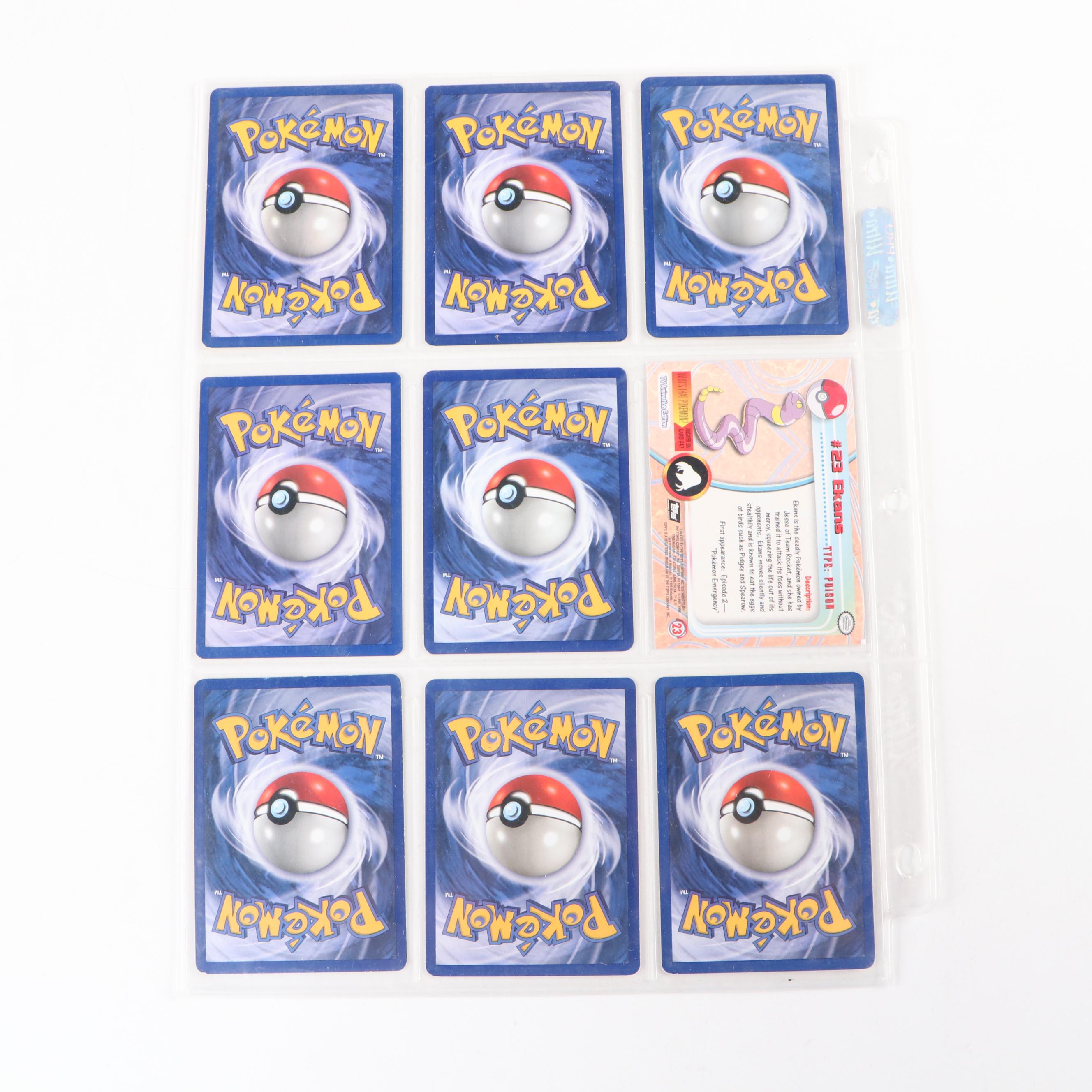 Base Set Holos and Other Pokémon Cards Including Blastoise and Snorlax, 1990s