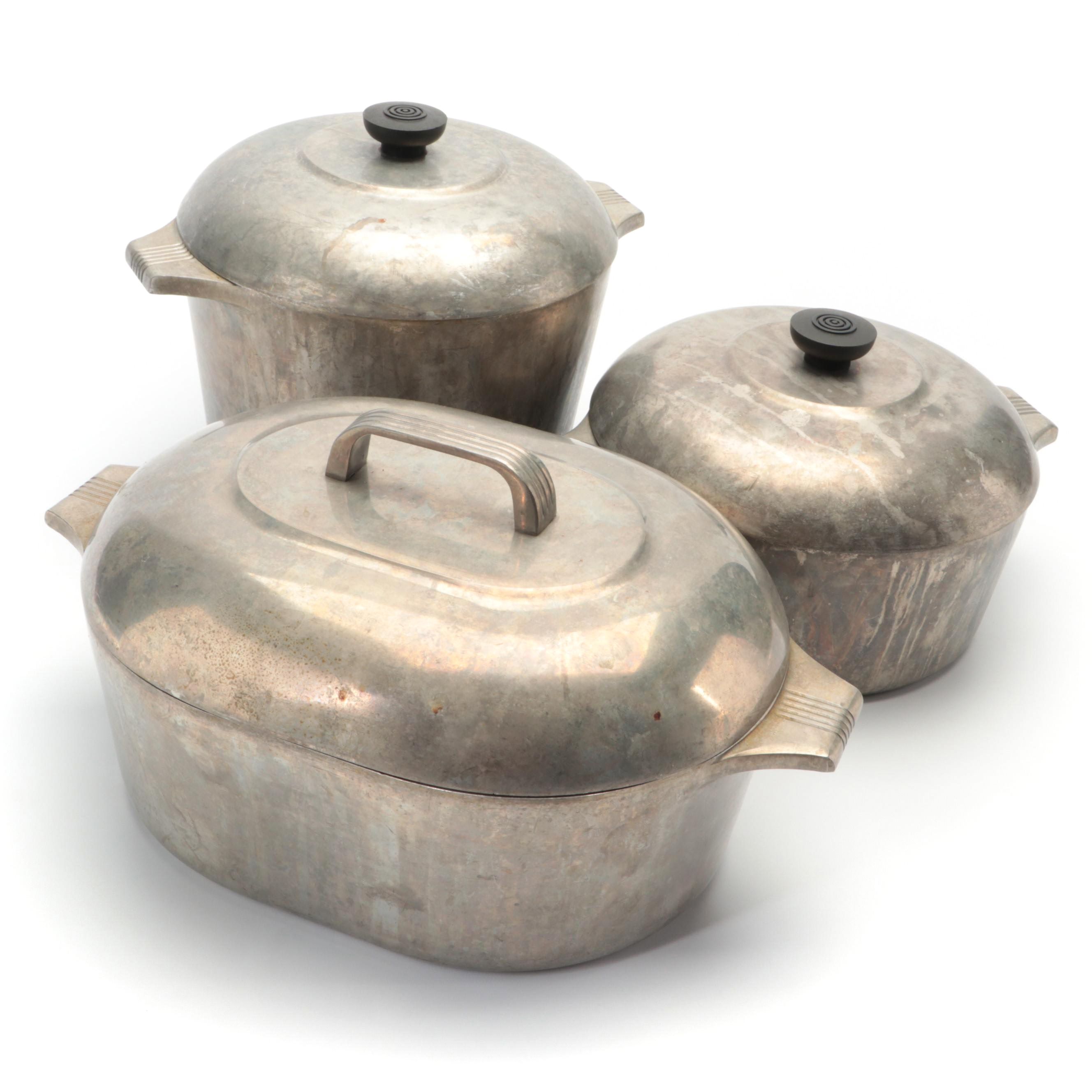 Wagner Ware Magnalite Cast Aluminum Roaster Dutch Ovens