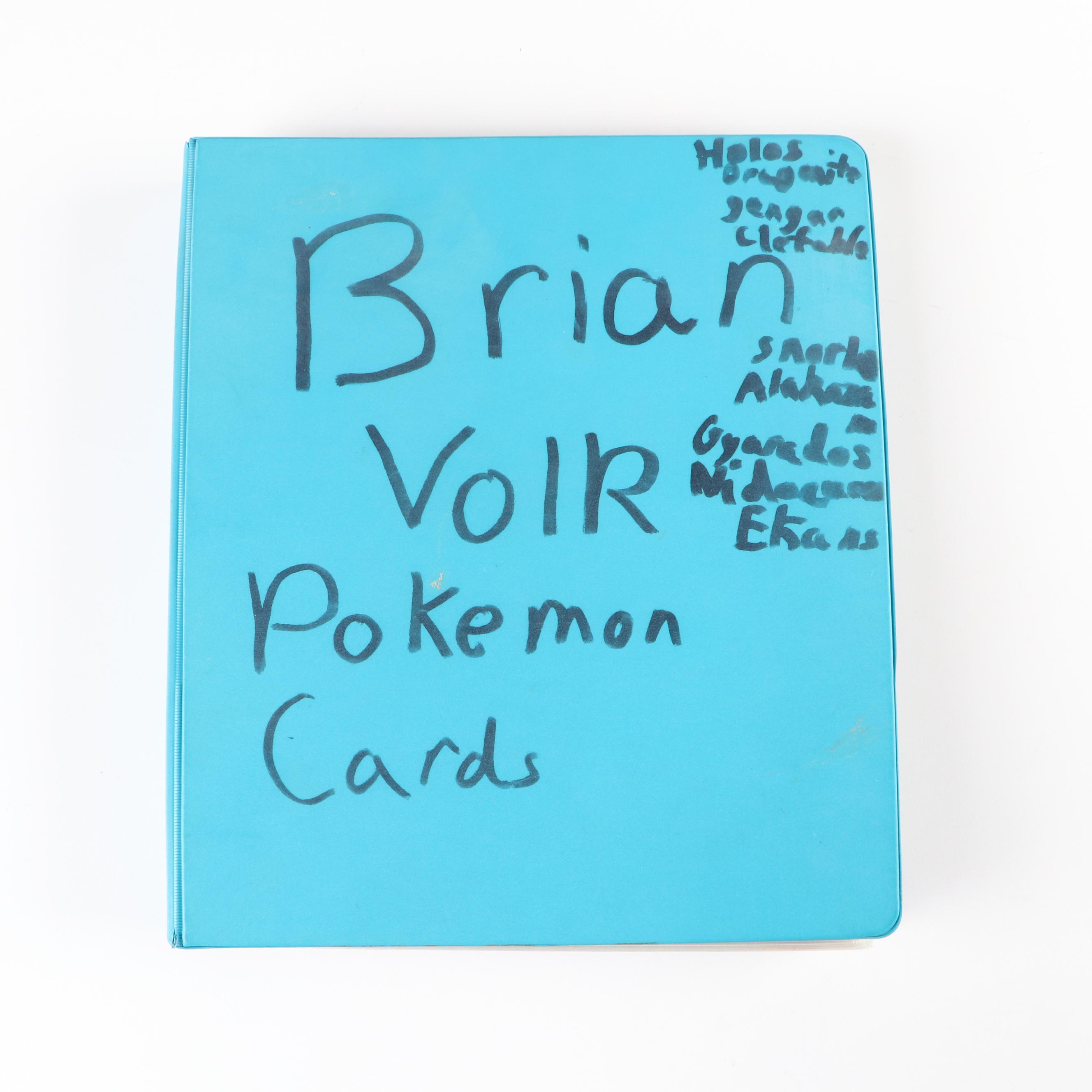 Base Set and Other Pokémon Cards Including Pikachu, Clefable and Golem, 1990s