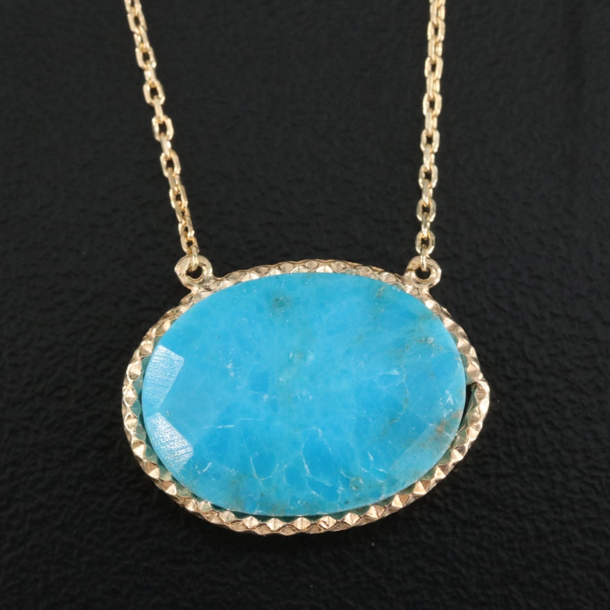 Sterling Turquoise Necklace