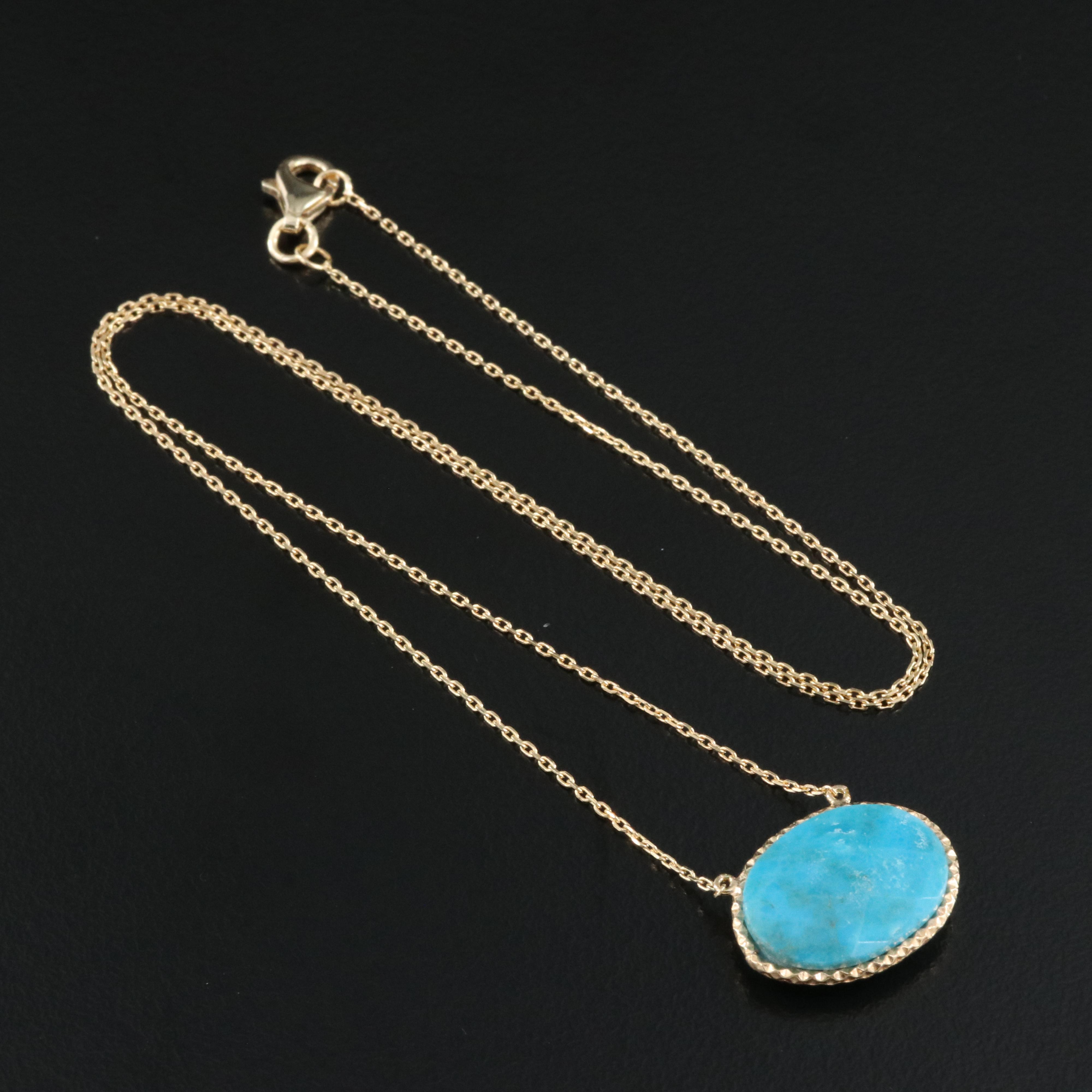 Sterling Turquoise Necklace