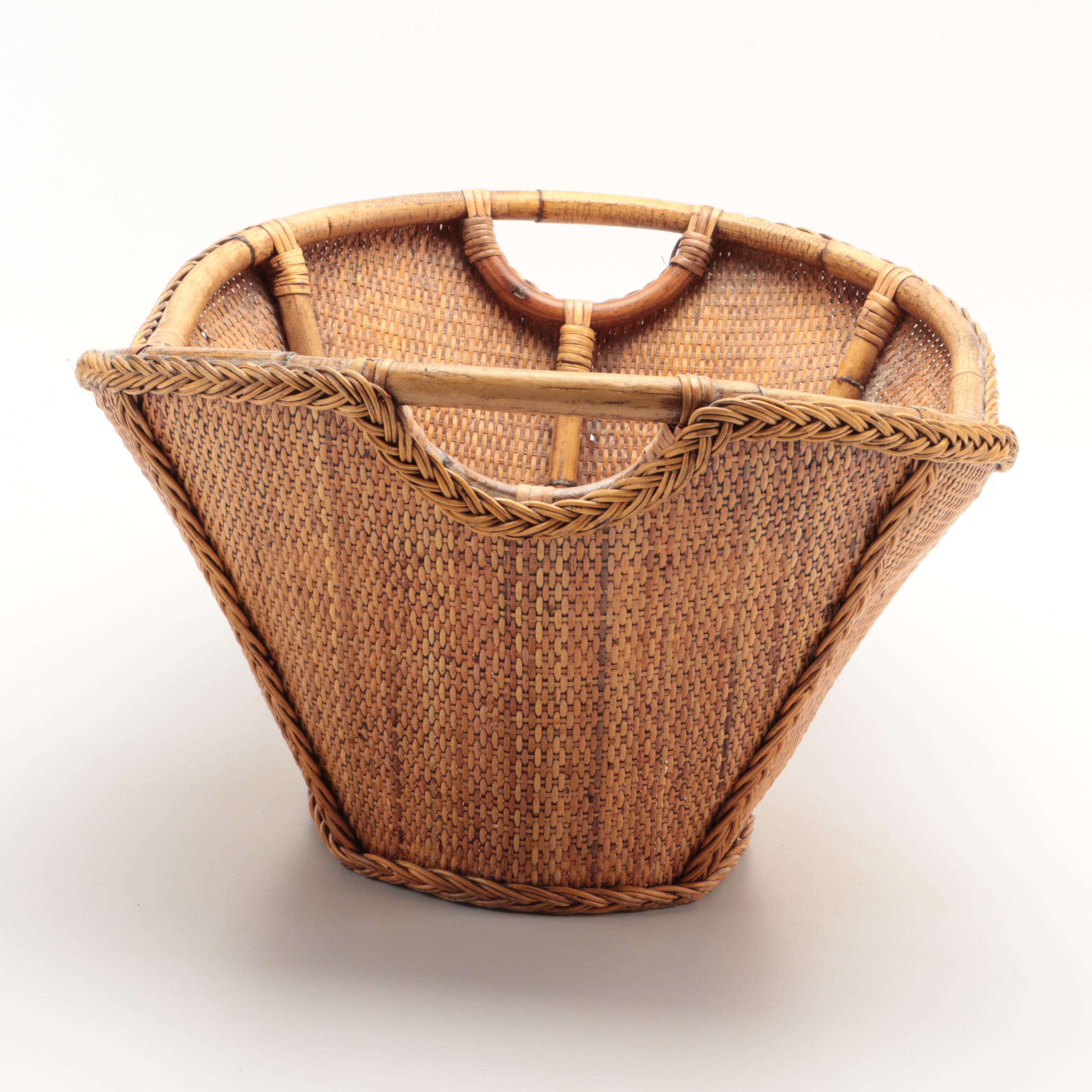 Bamboo Woven Chinese Basket with Other Rattan and Split Reed Basket