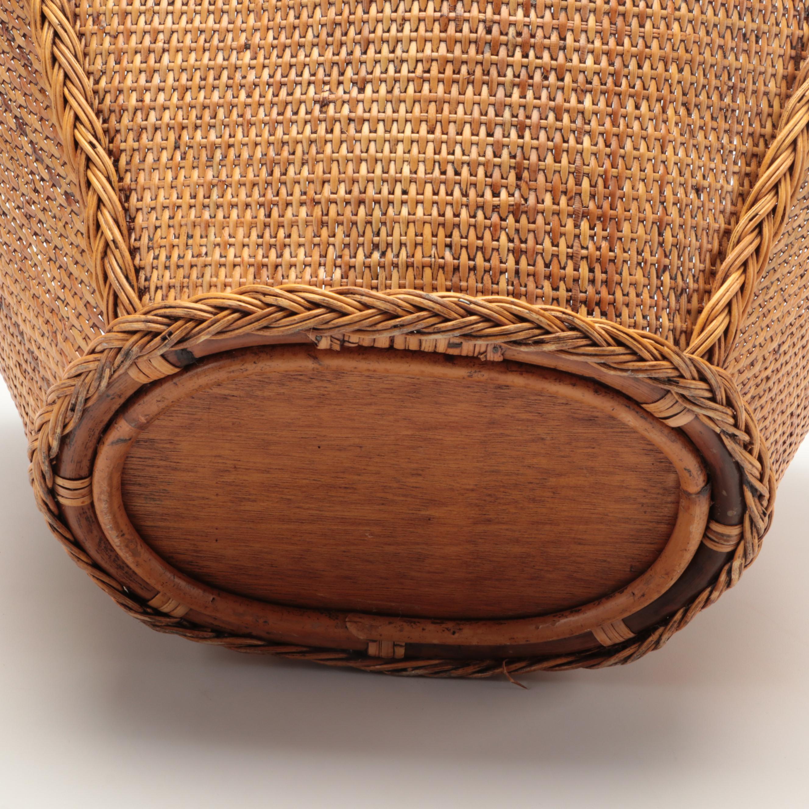 Bamboo Woven Chinese Basket with Other Rattan and Split Reed Basket