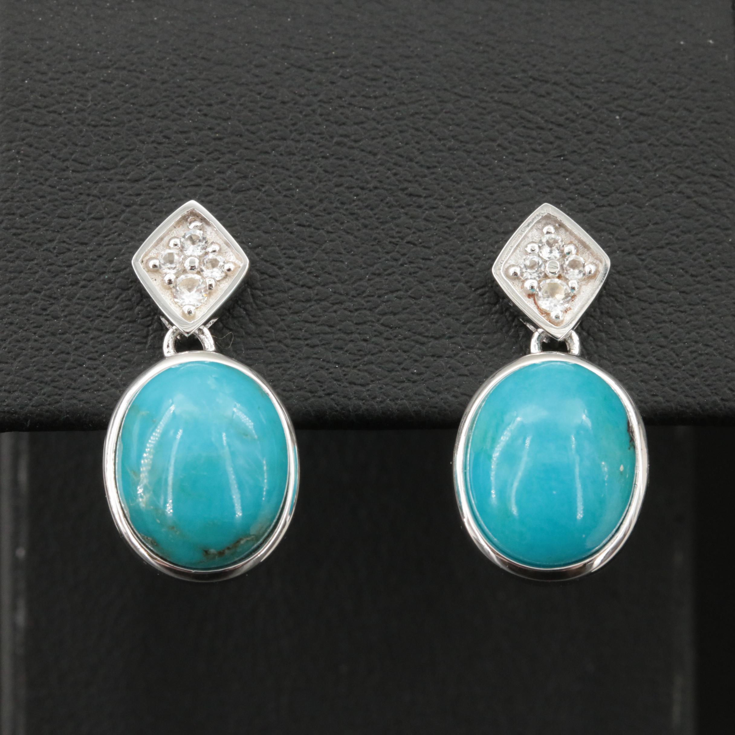 Sterling Turquoise Earrings