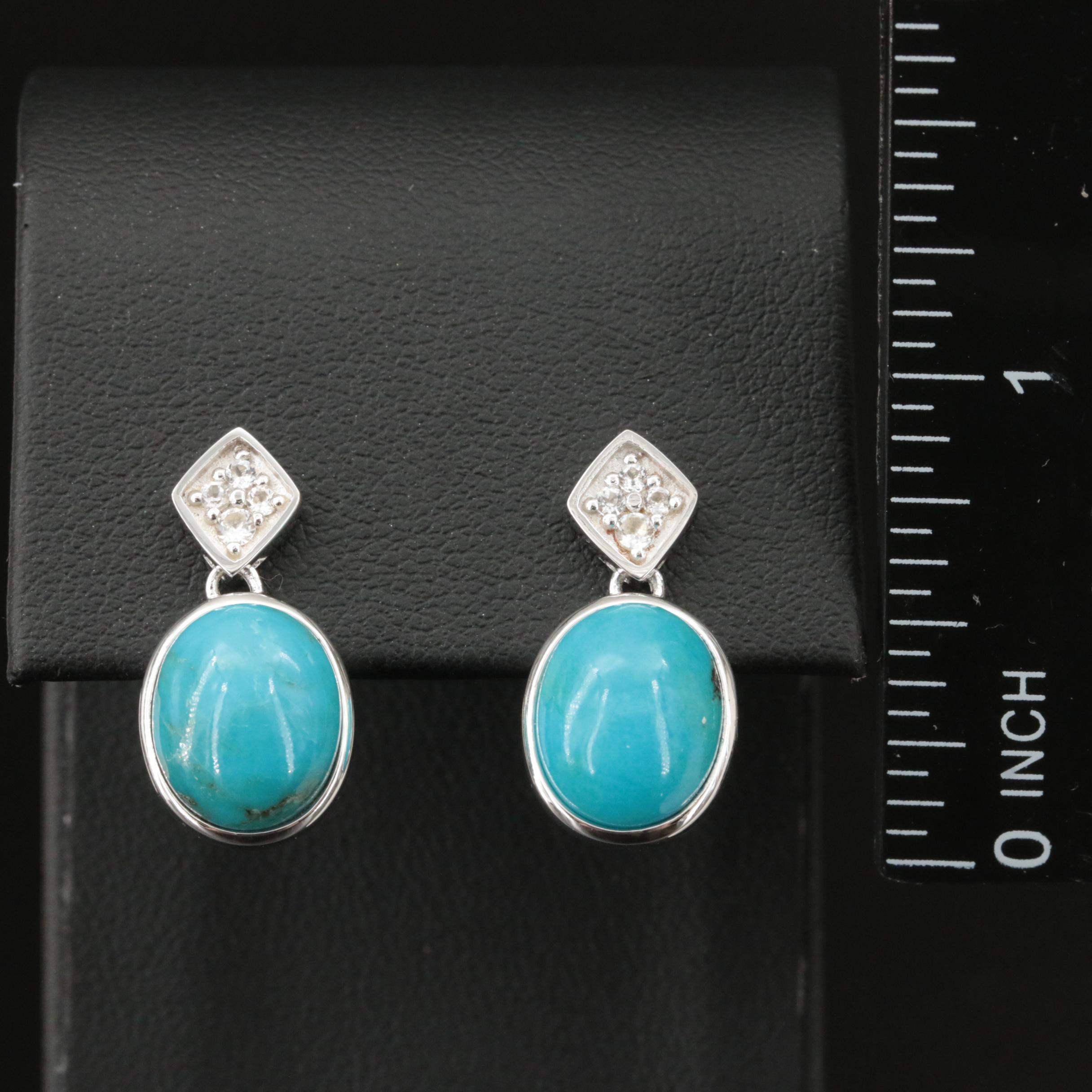 Sterling Turquoise Earrings