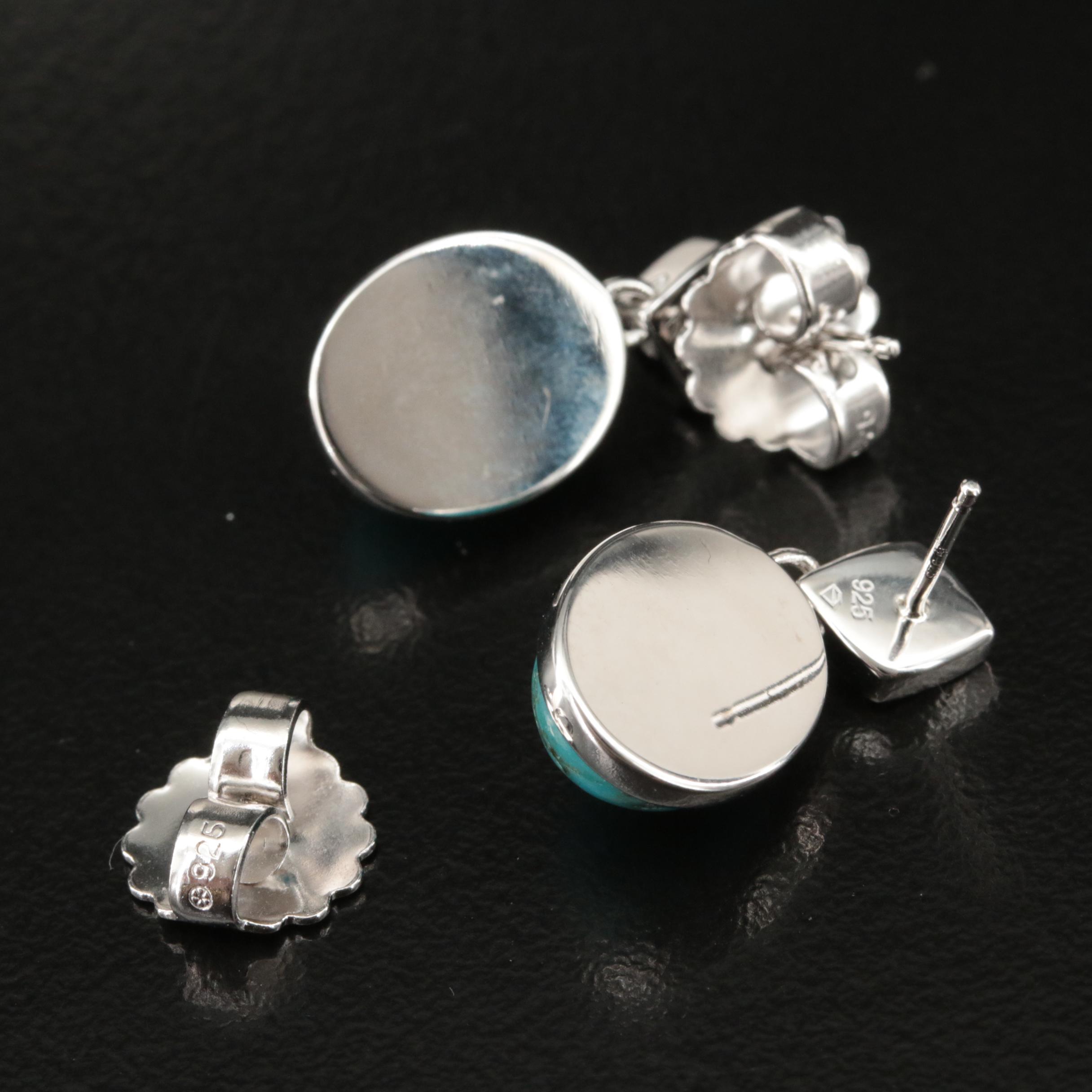 Sterling Turquoise Earrings