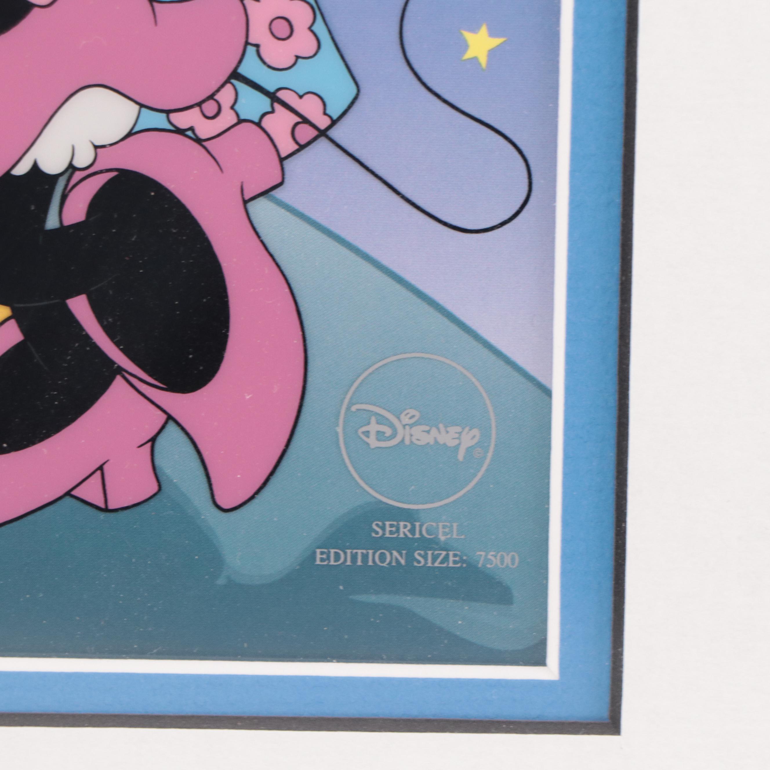 Disney Sericel "Mickey and Minnie at Destination Disney," 1998