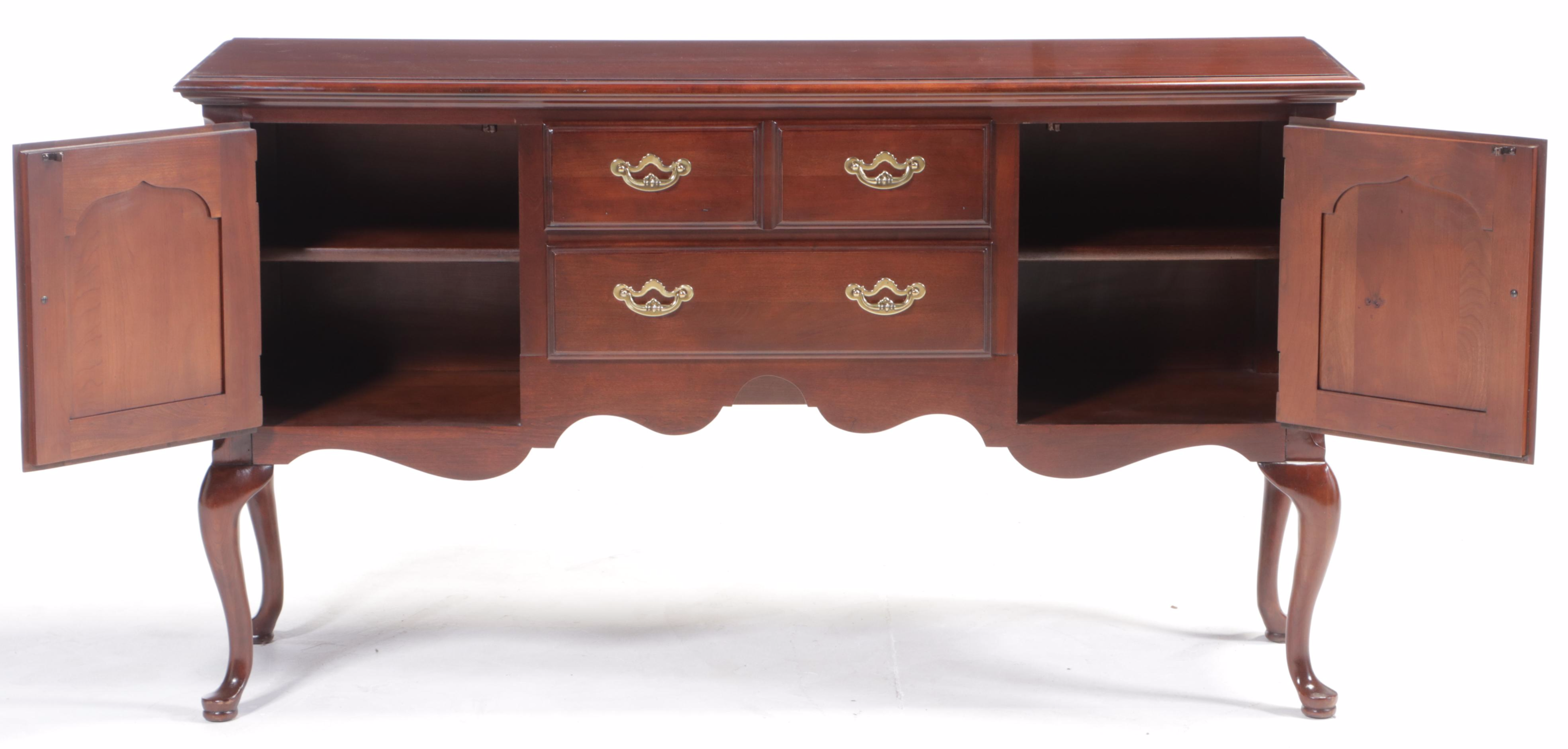 Thomasville Queen Anne Style Cherrywood Sideboard