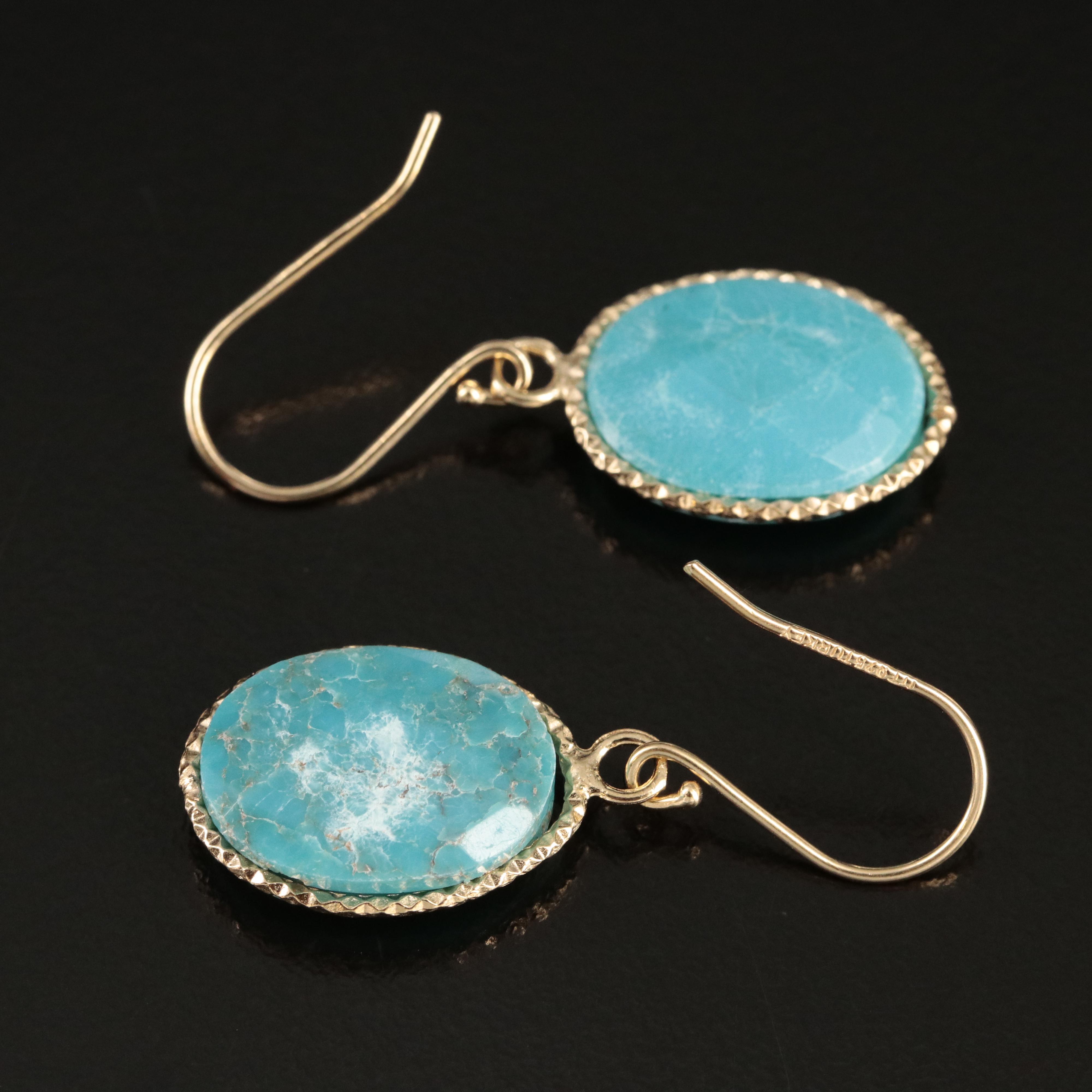Sterling Turquoise Earrings