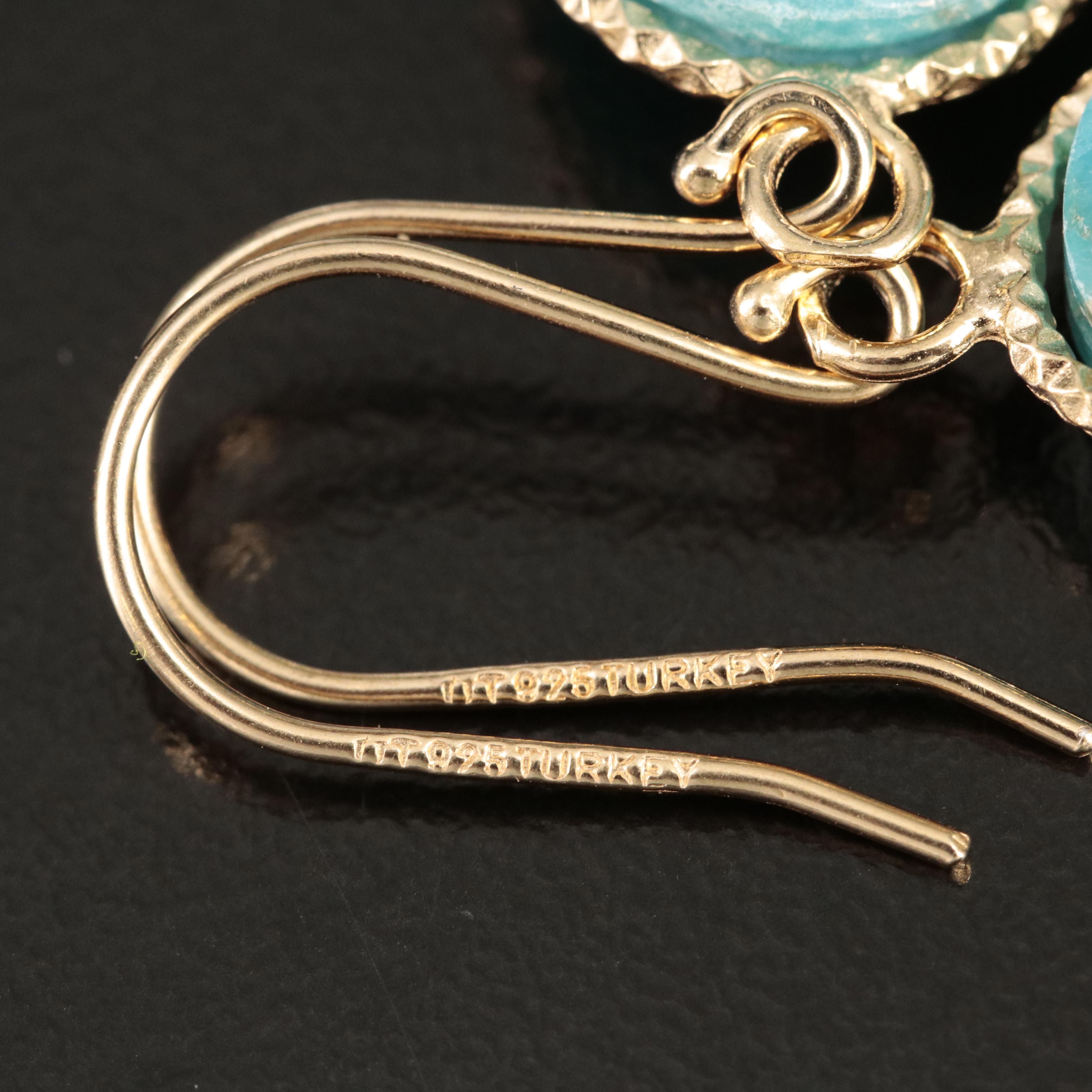 Sterling Turquoise Earrings