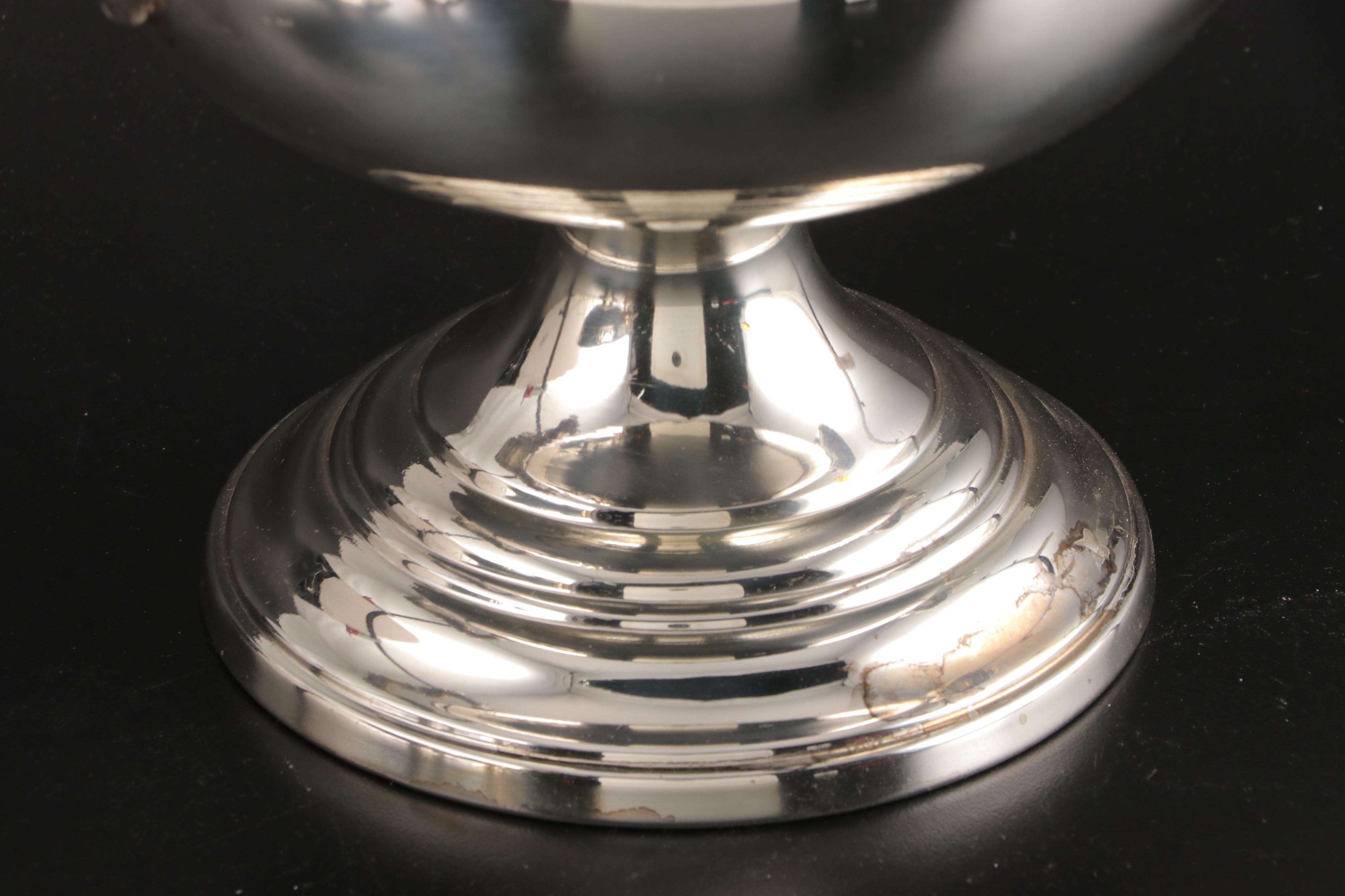 Taunton Silversmiths Champagne Bucket and Other Silver Plate Tableware