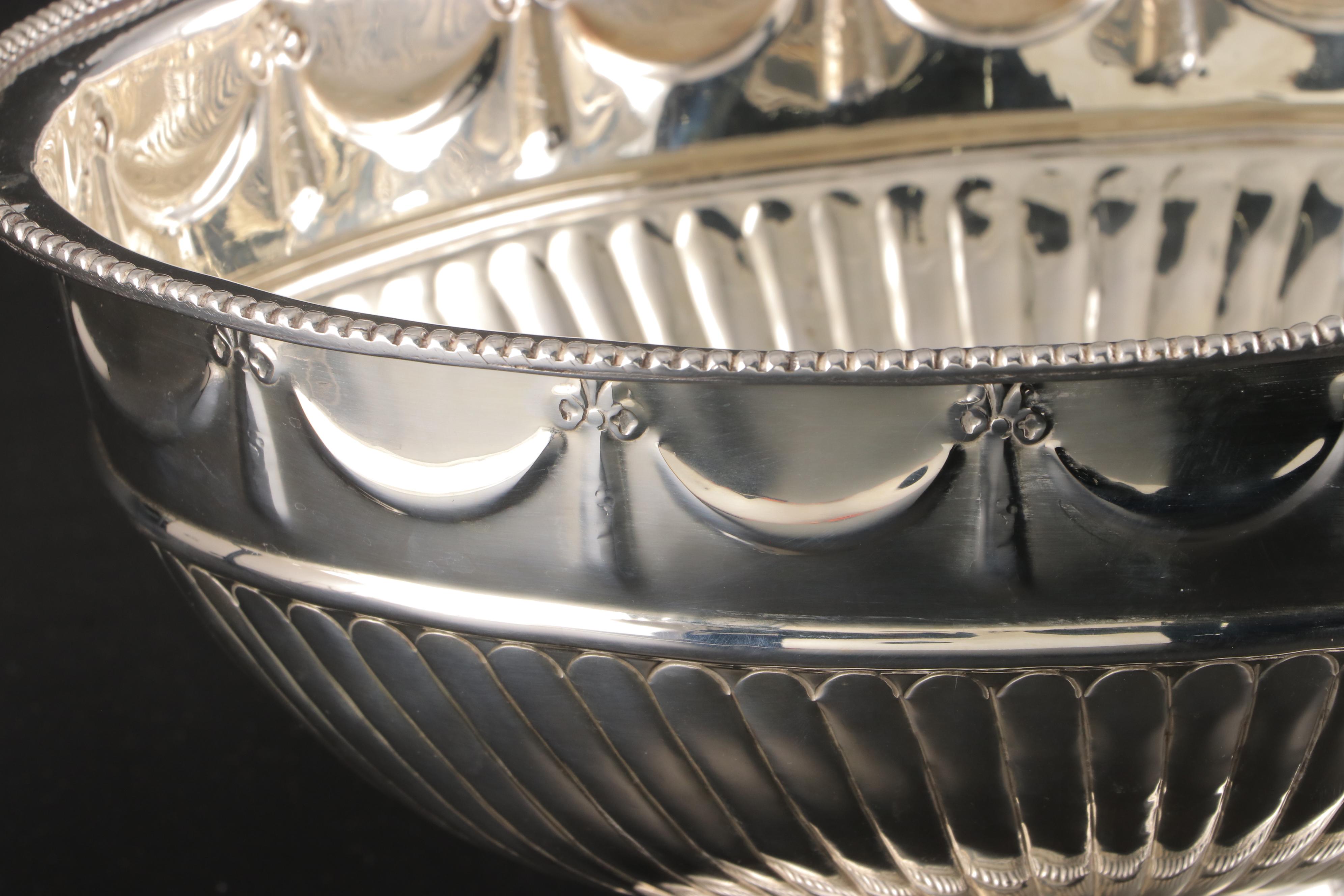 Taunton Silversmiths Champagne Bucket and Other Silver Plate Tableware