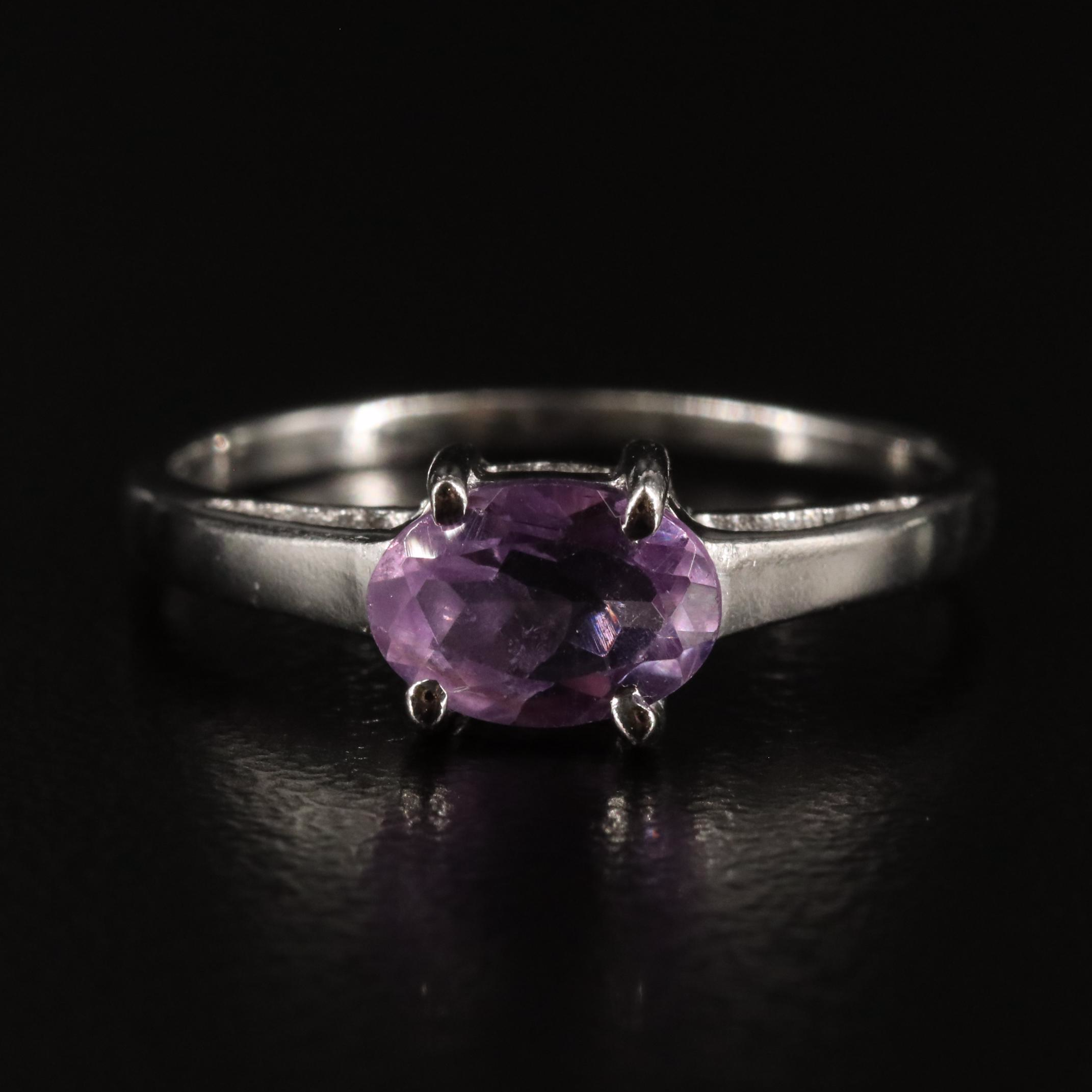 Sterling Amethyst Ring