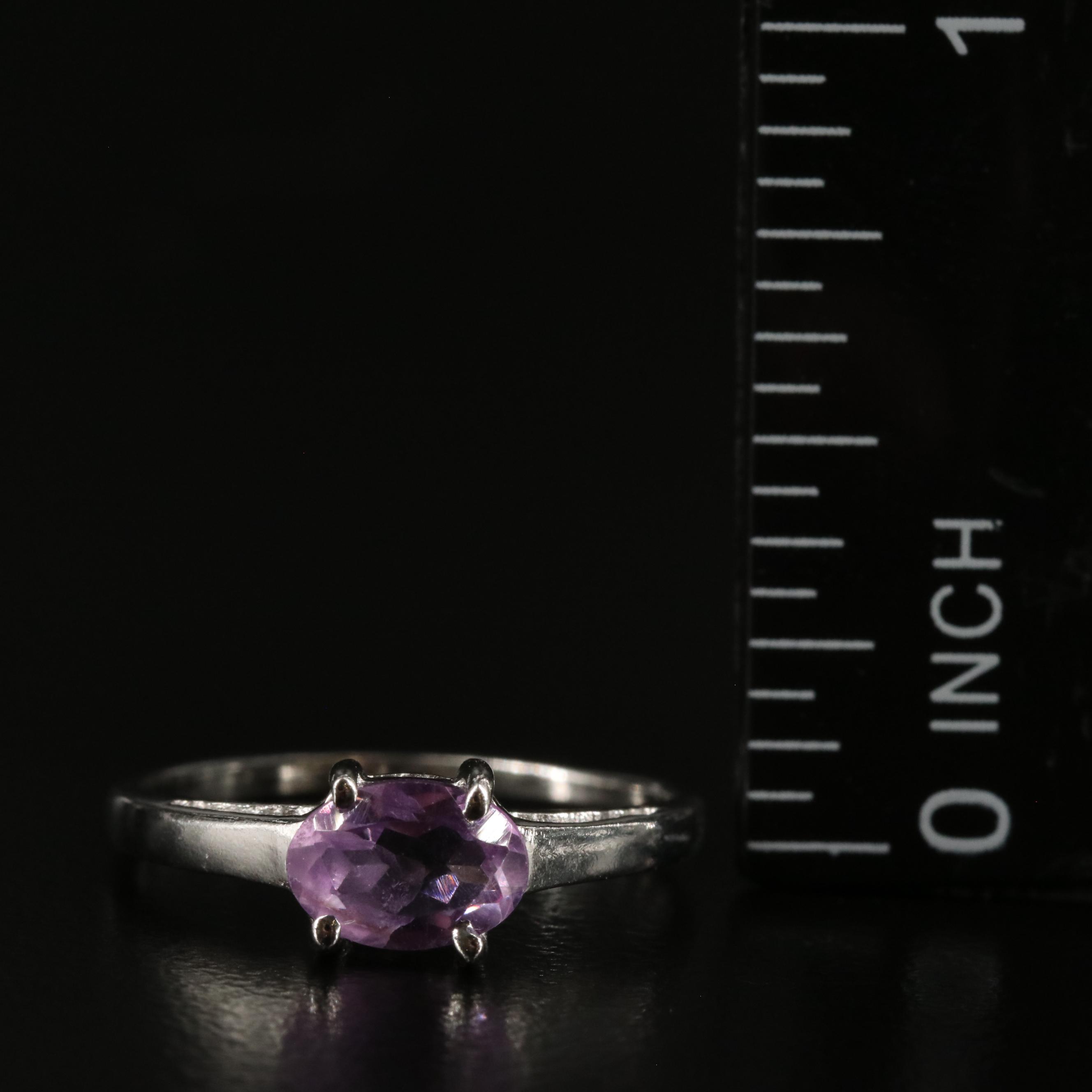 Sterling Amethyst Ring