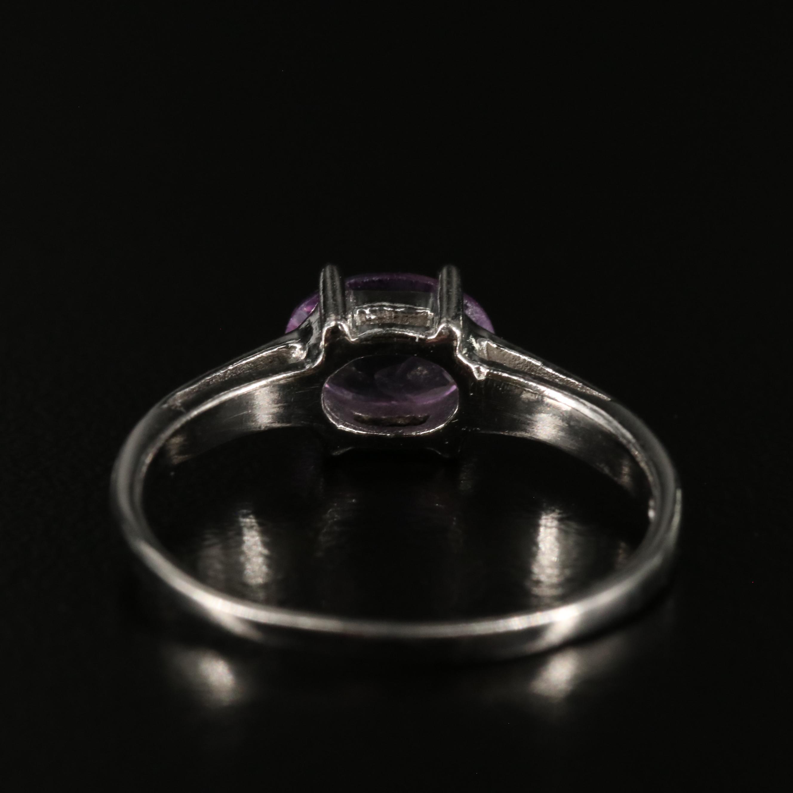 Sterling Amethyst Ring