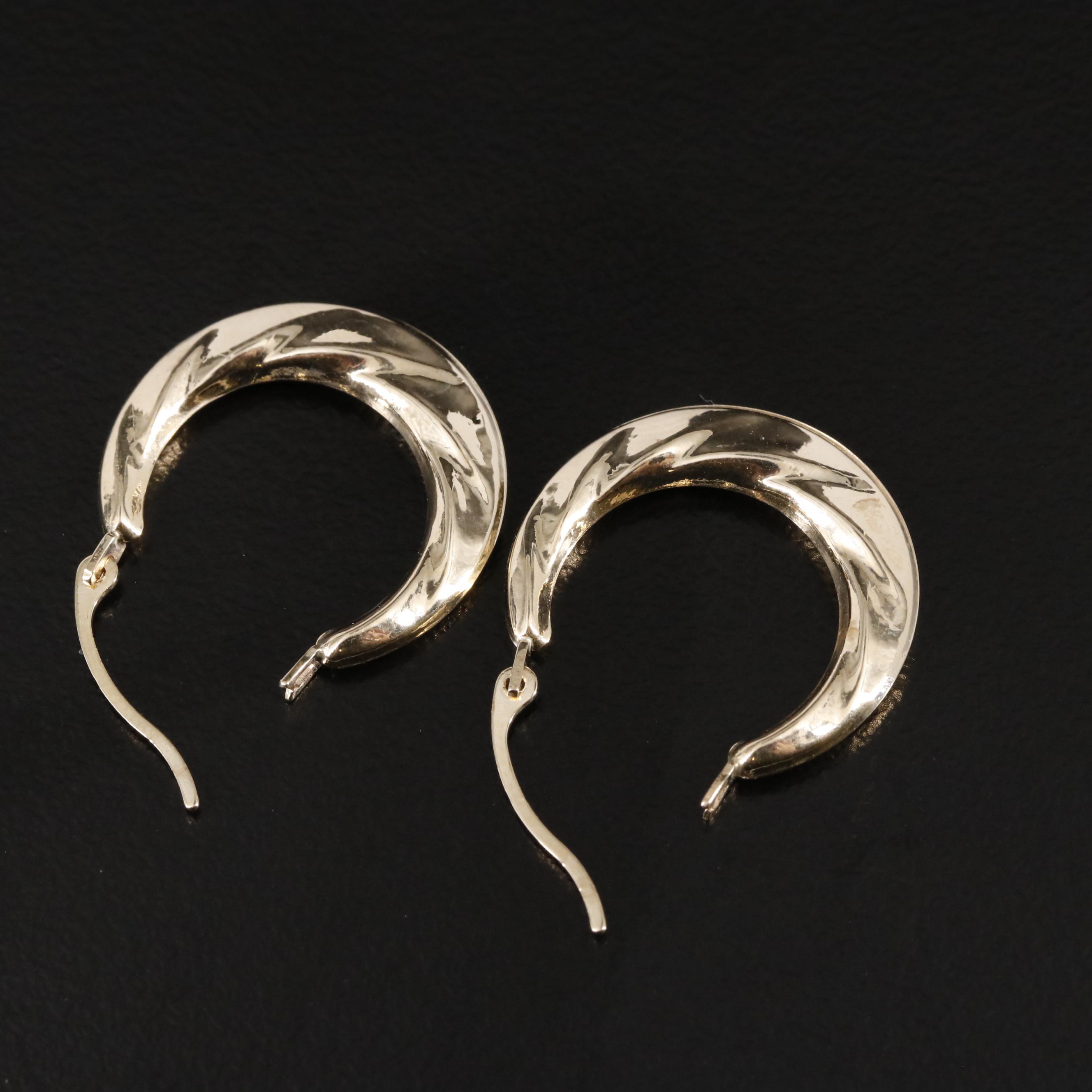 14K Hoop Earrings
