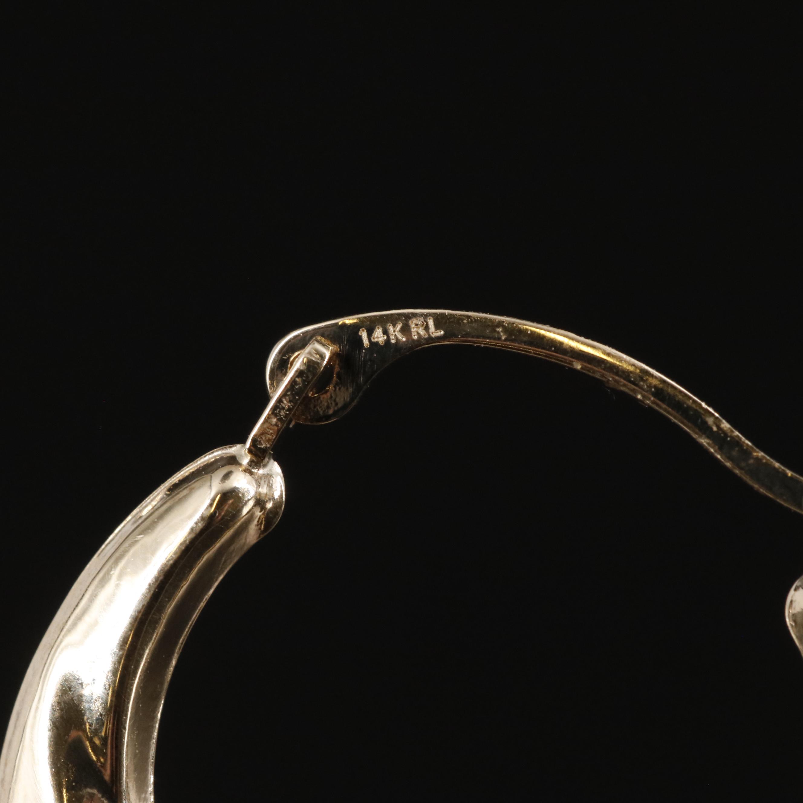 14K Hoop Earrings