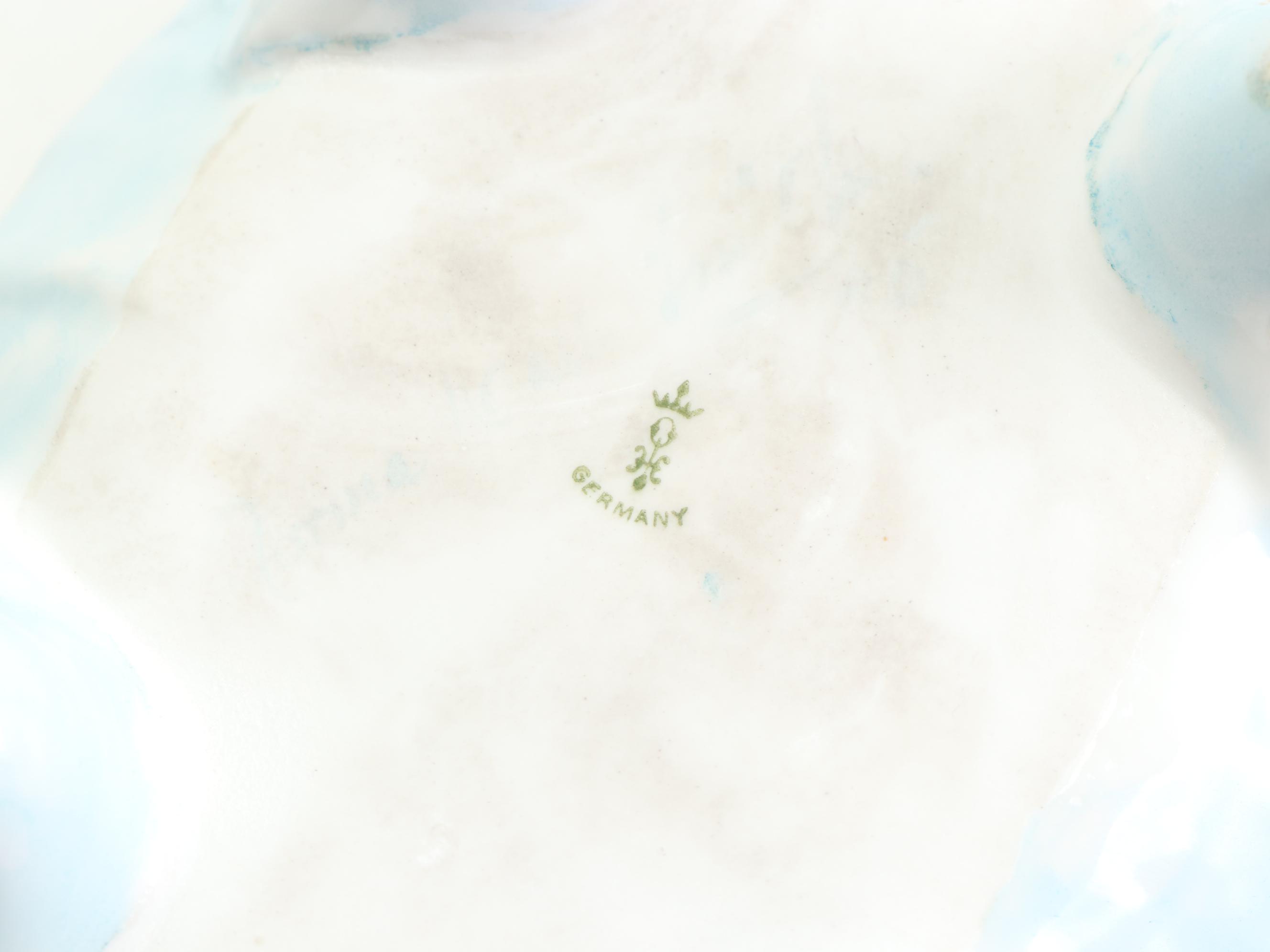 German Hand-Painted and Other Floral Motif Porcelain Tableware