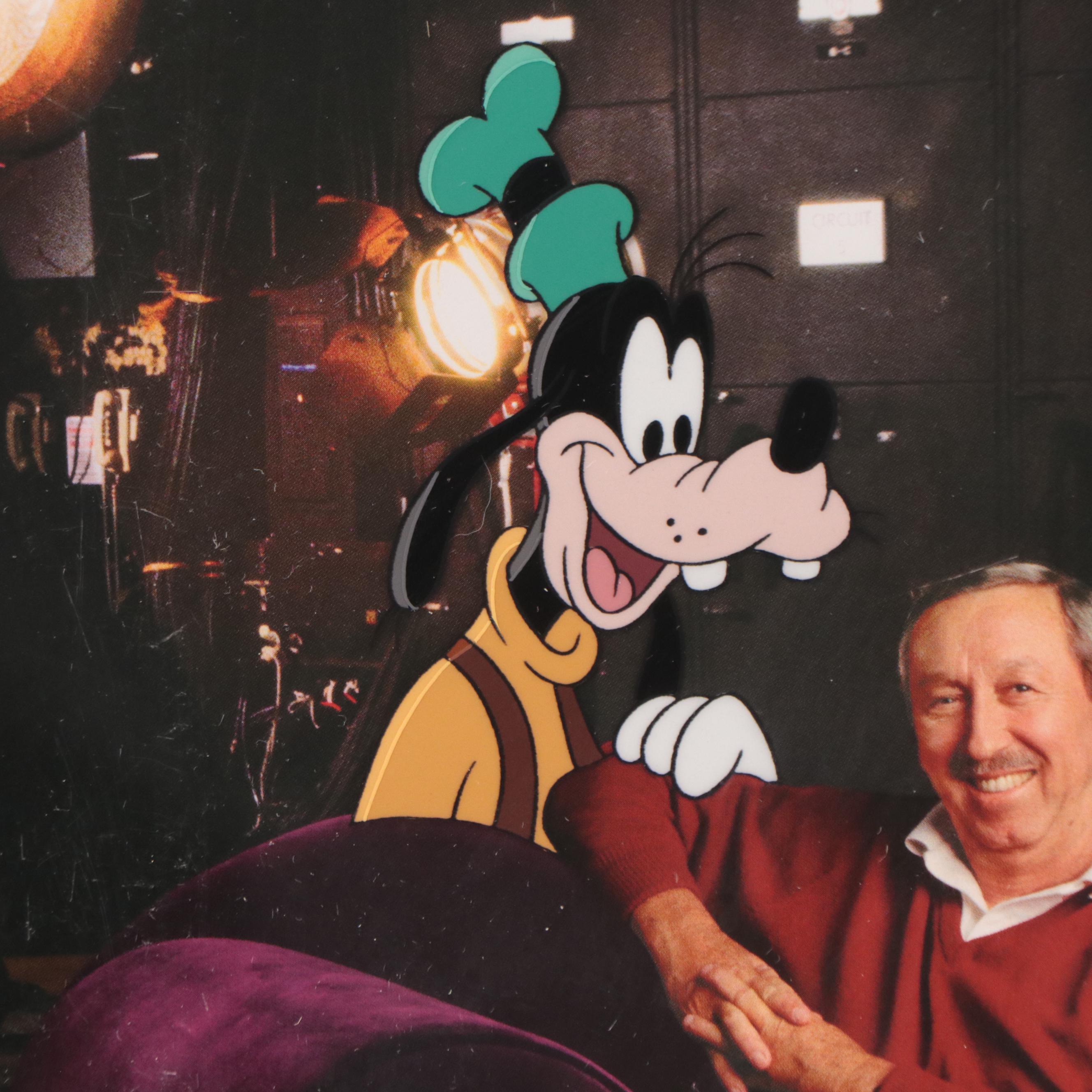 Roy Disney Signed Disney Sericel "Roy Disney and Friends," 2000