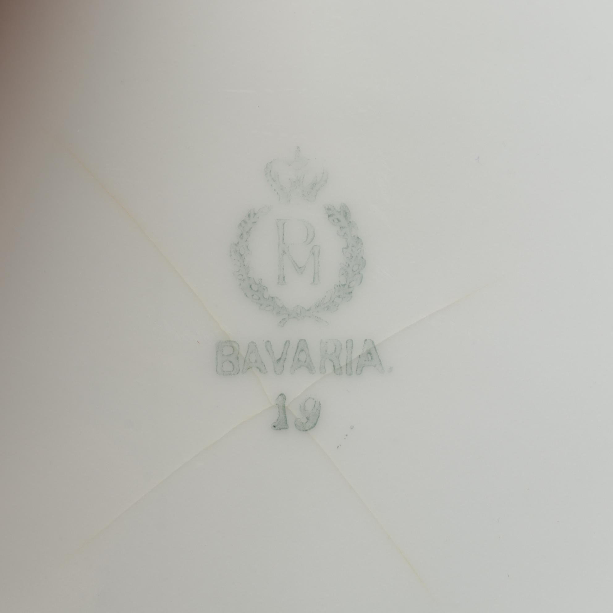 RS Prussia Coffee Pot with English and Other Teacups and Tableware, 20th Century