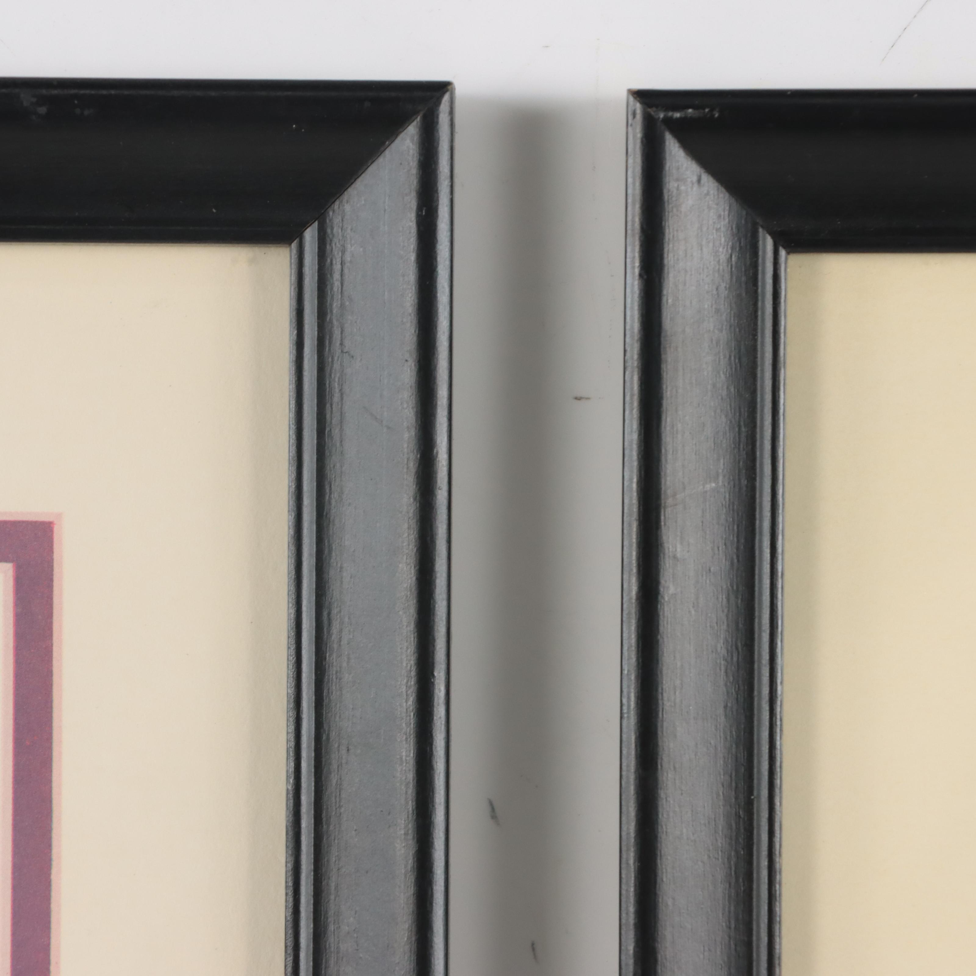 Bengals Football Offset Lithographs After Greg Cook