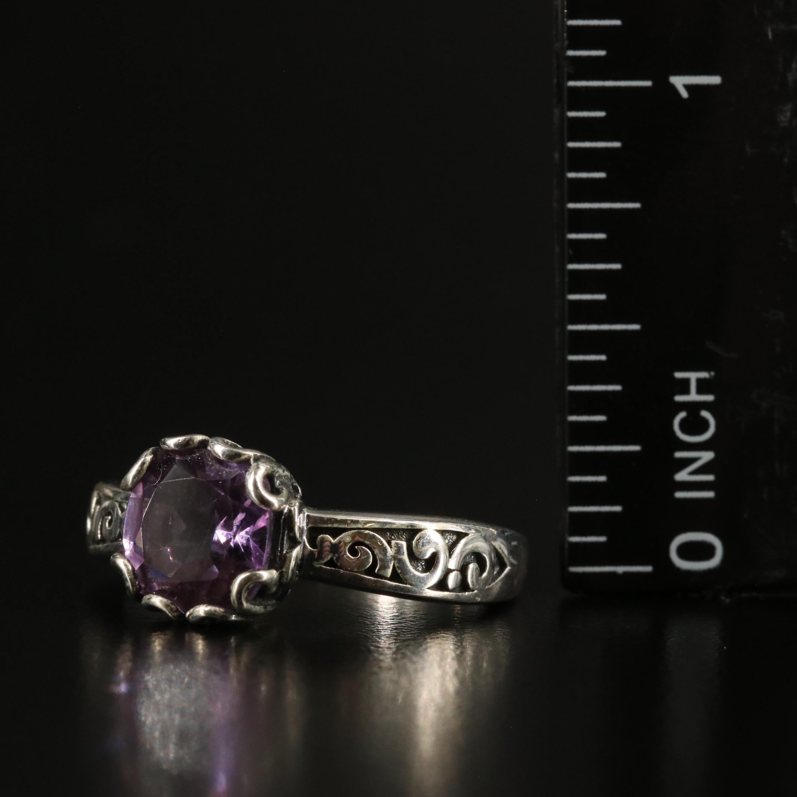 Sterling Amethyst Ring