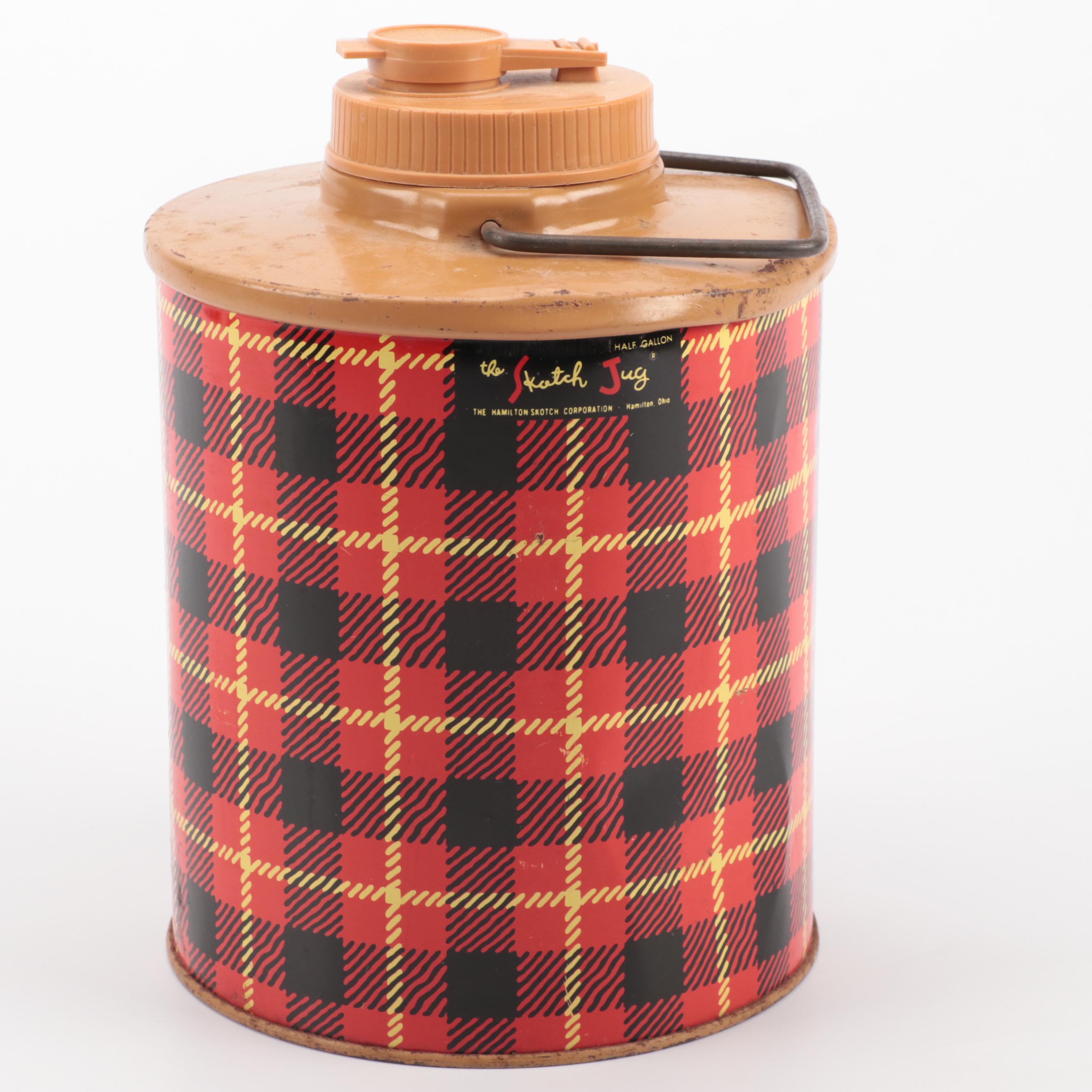 Stanley Lunch Box Cooler with Vacuum Bottle and Hamilton "Scotch Jug" Thermos