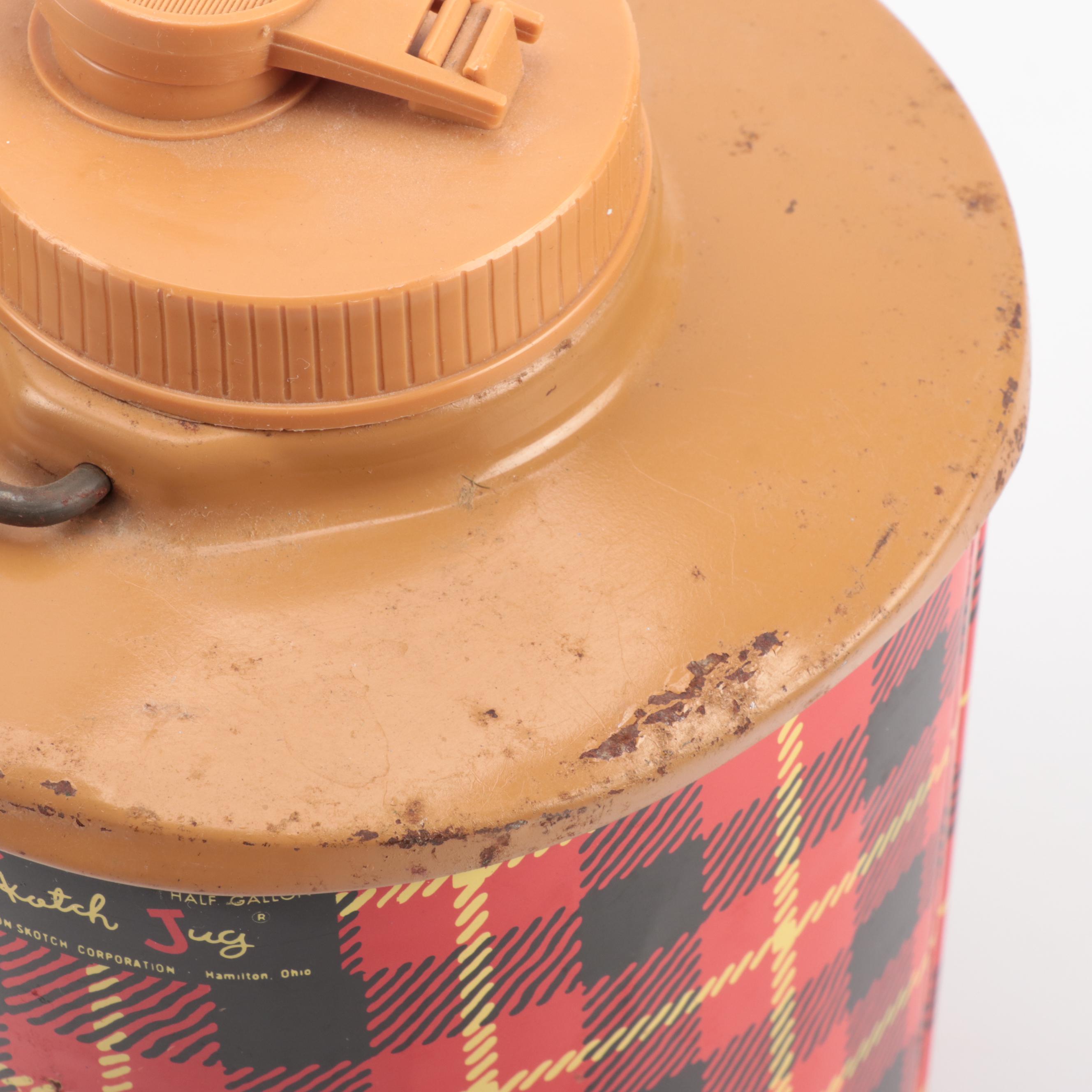 Stanley Lunch Box Cooler with Vacuum Bottle and Hamilton "Scotch Jug" Thermos