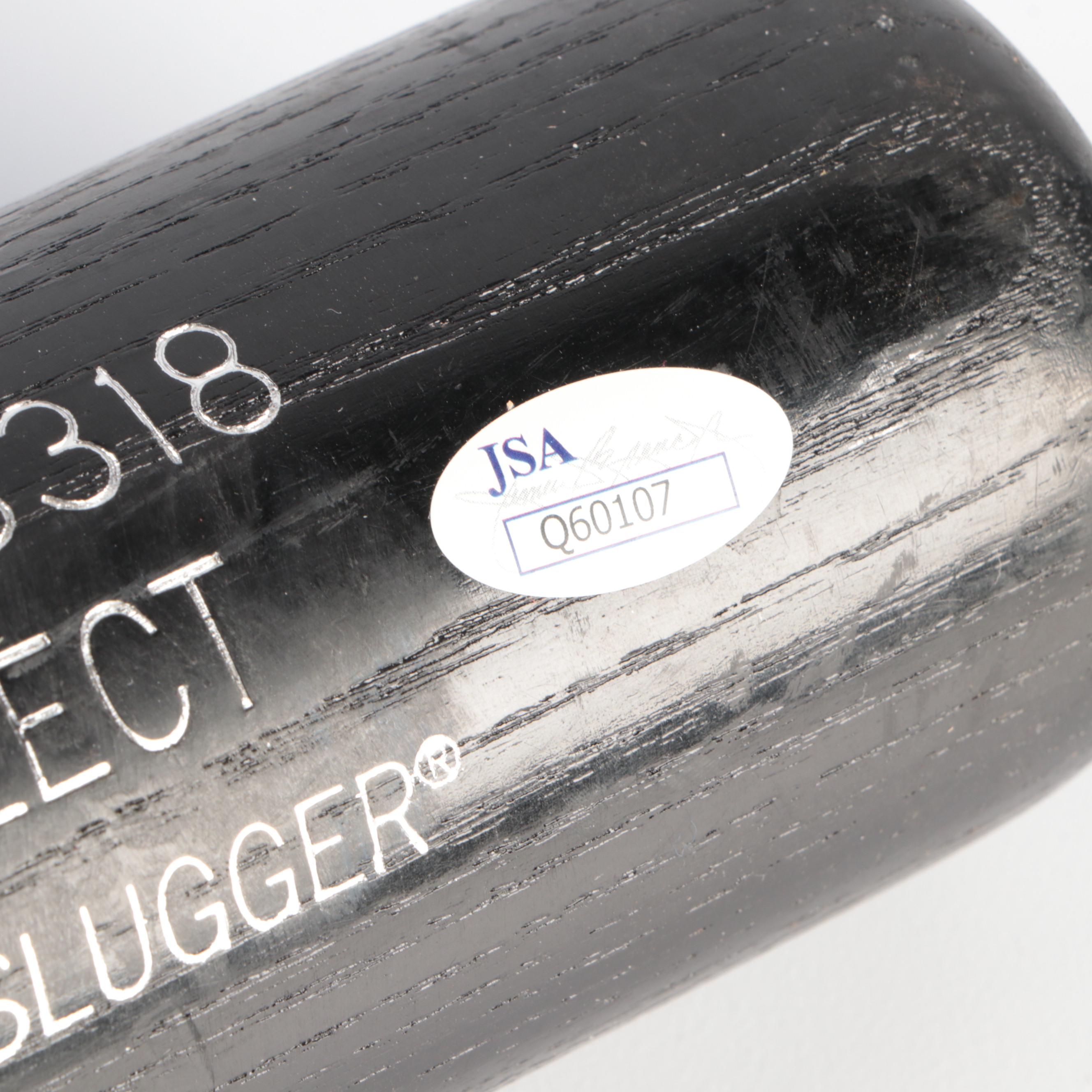 Jesse Winker Signed Game-Used Louisville Slugger Baseball Bat