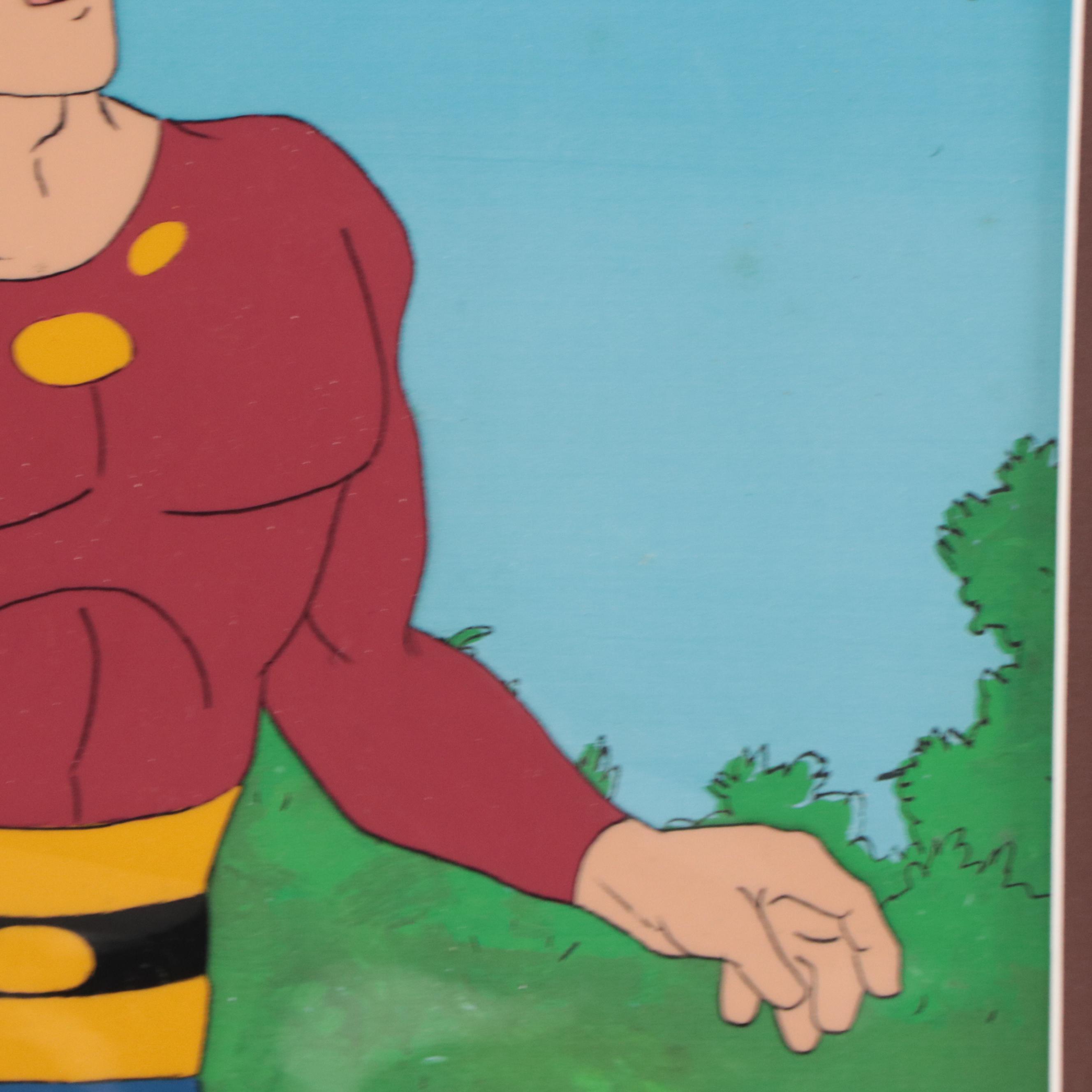 Filmation "Flash Gordon" Hand-Painted Production Cel, Circa 1980