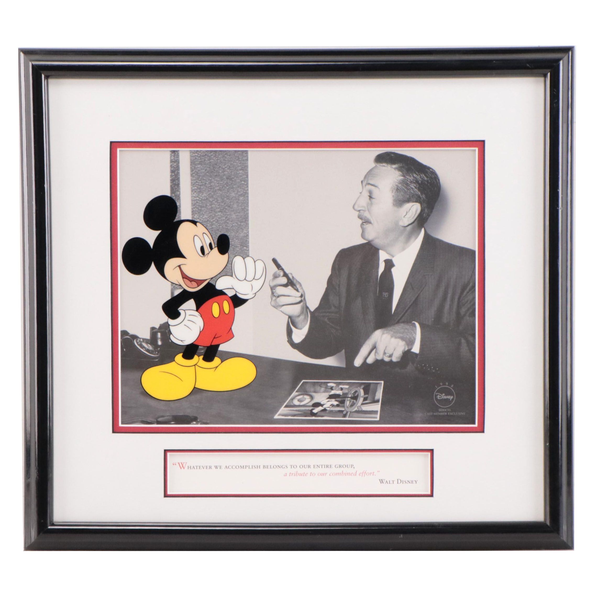 Disney Sericel "Making Magic Together," 1998