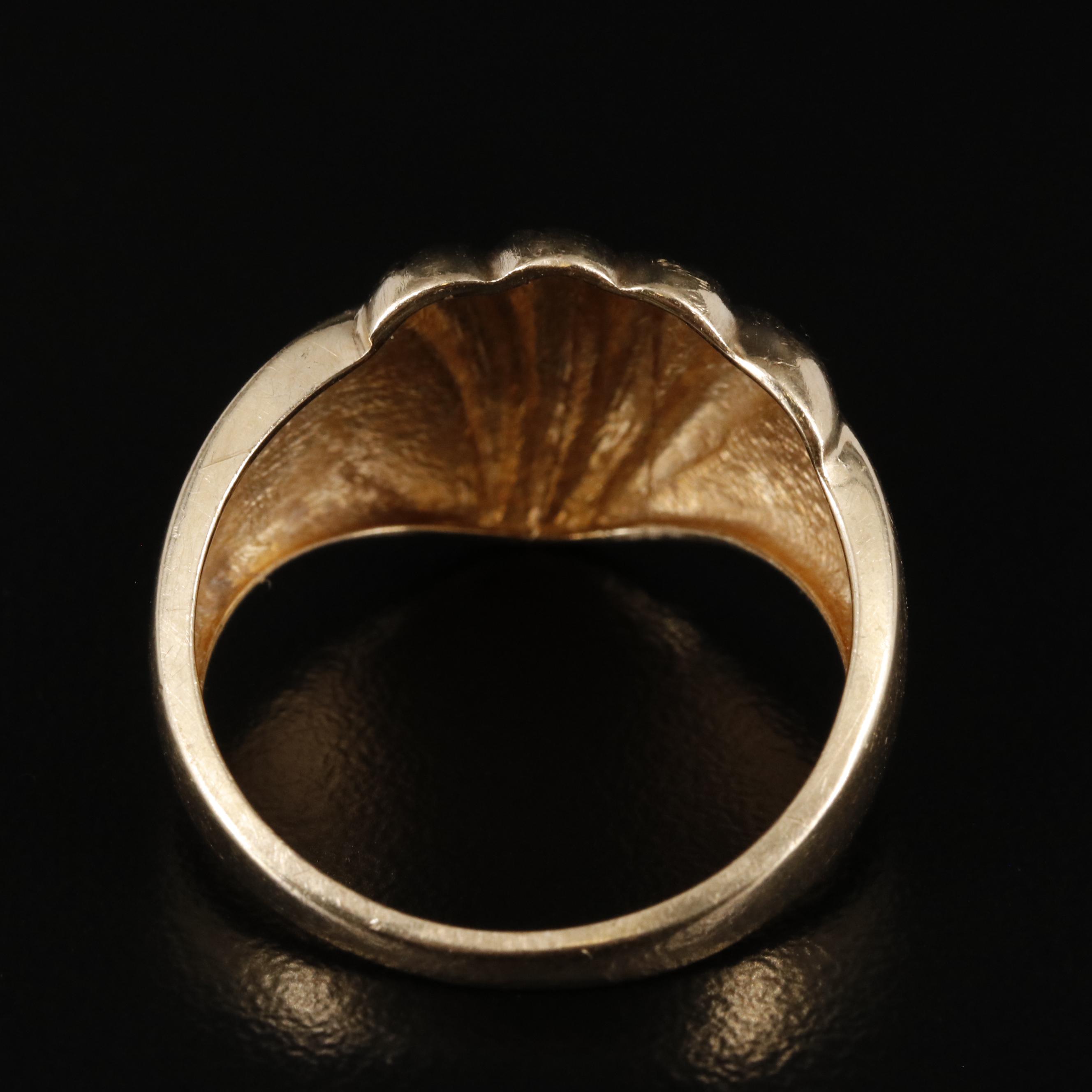 14K Shell Ring