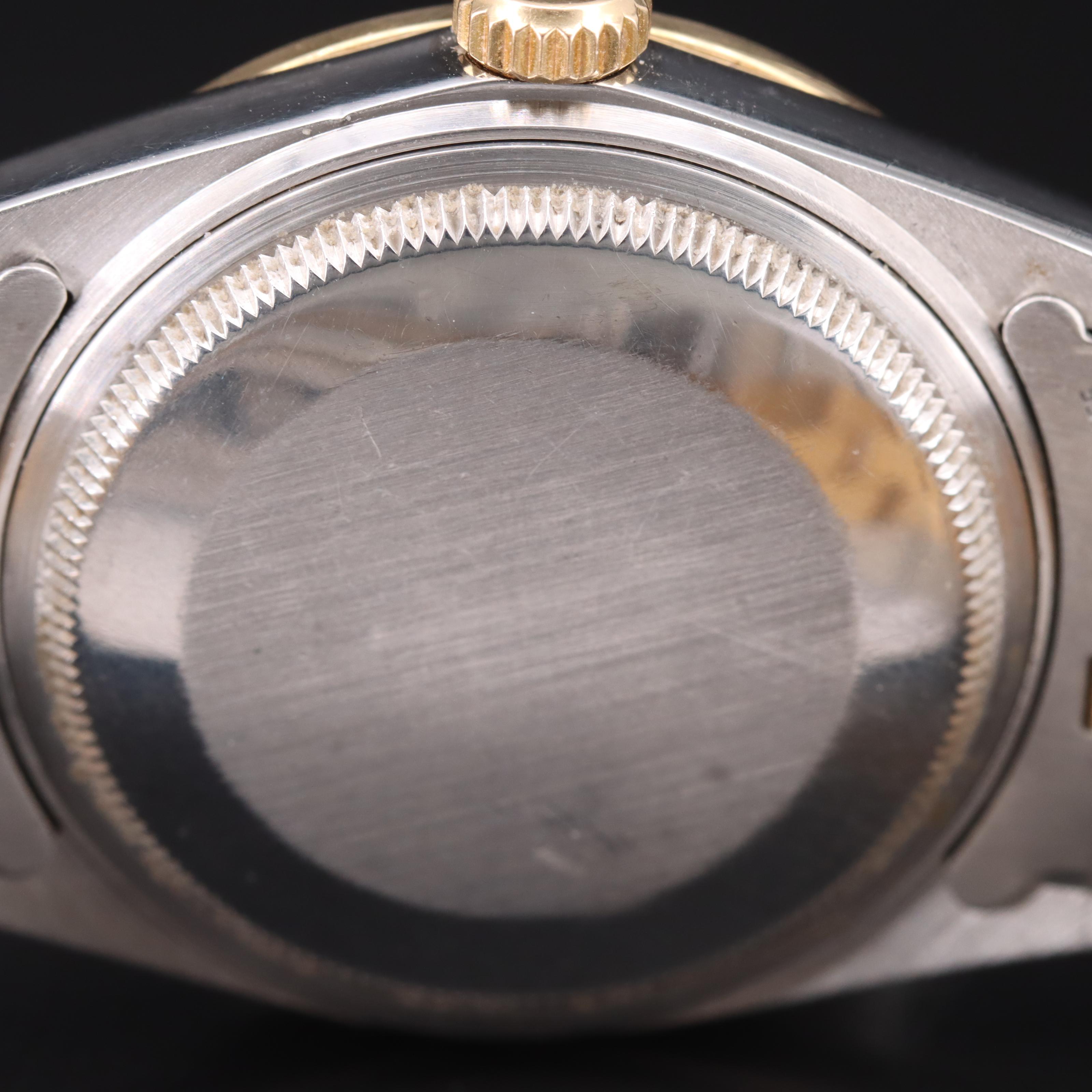 1985 Rolex Mother-of-Pearl Custom Diamond Dial and Bezel Watch
