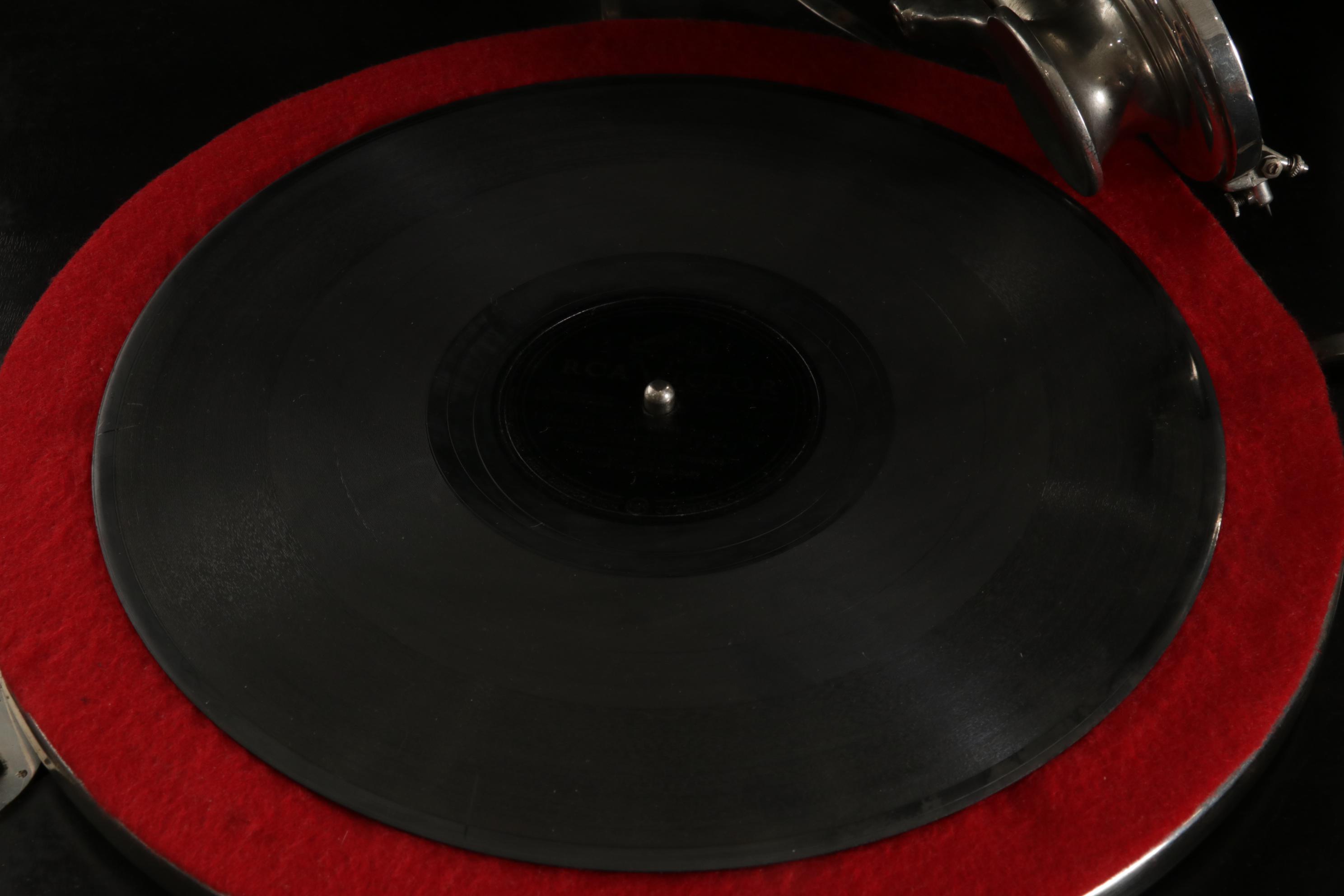 Brunswick Model 7 Floor Cabinet Phonograph with 78 RPM Records