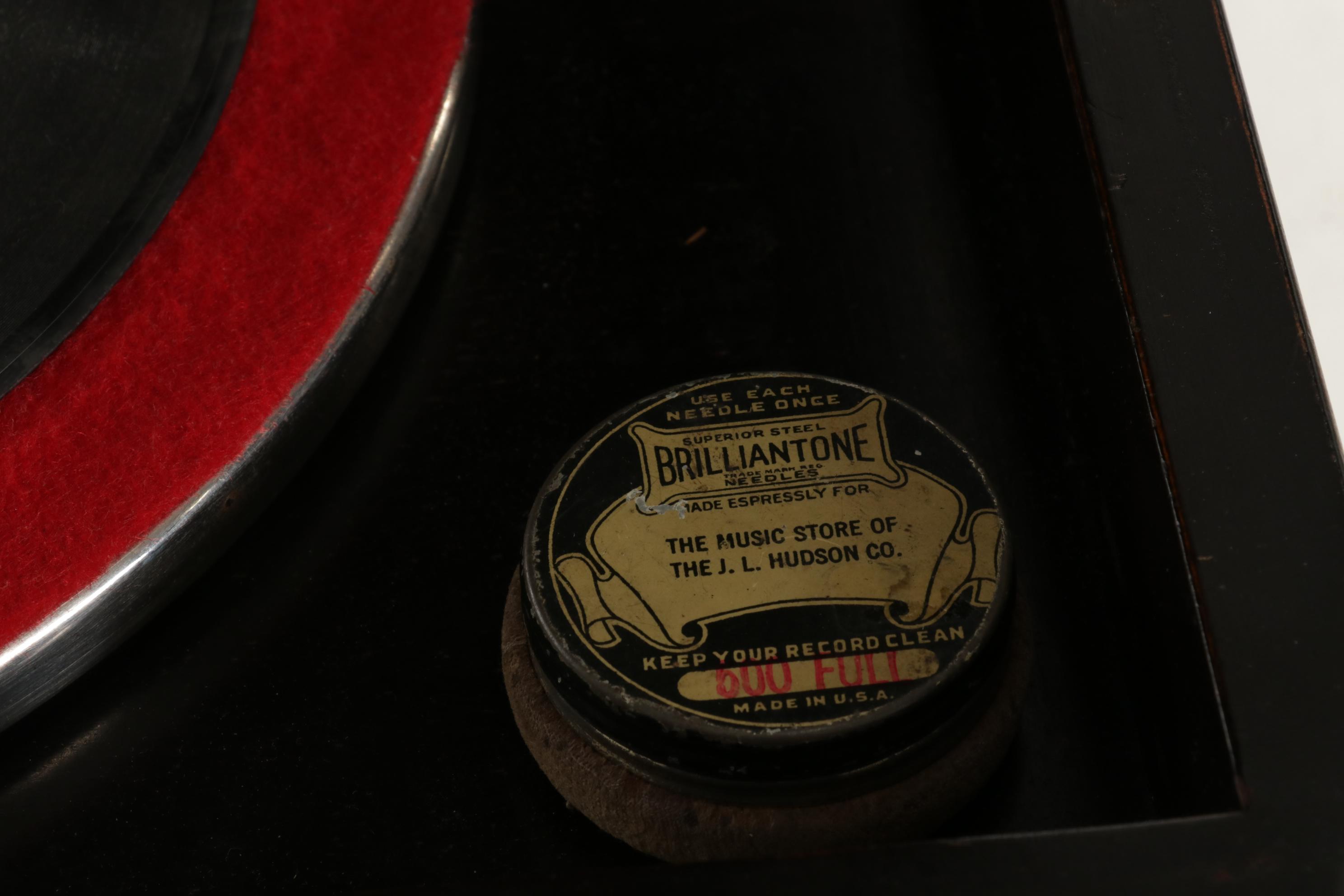 Brunswick Model 7 Floor Cabinet Phonograph with 78 RPM Records