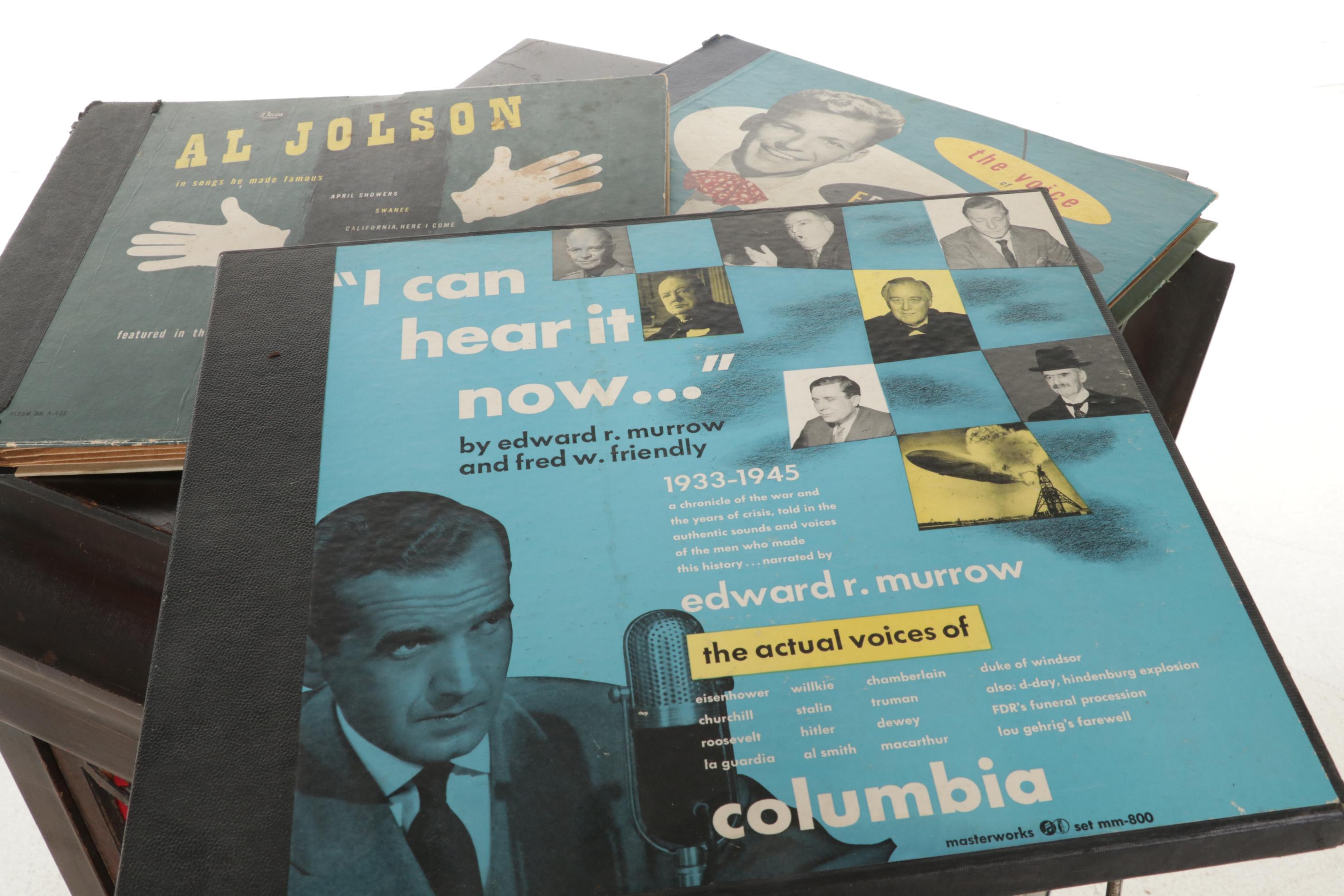 Brunswick Model 7 Floor Cabinet Phonograph with 78 RPM Records