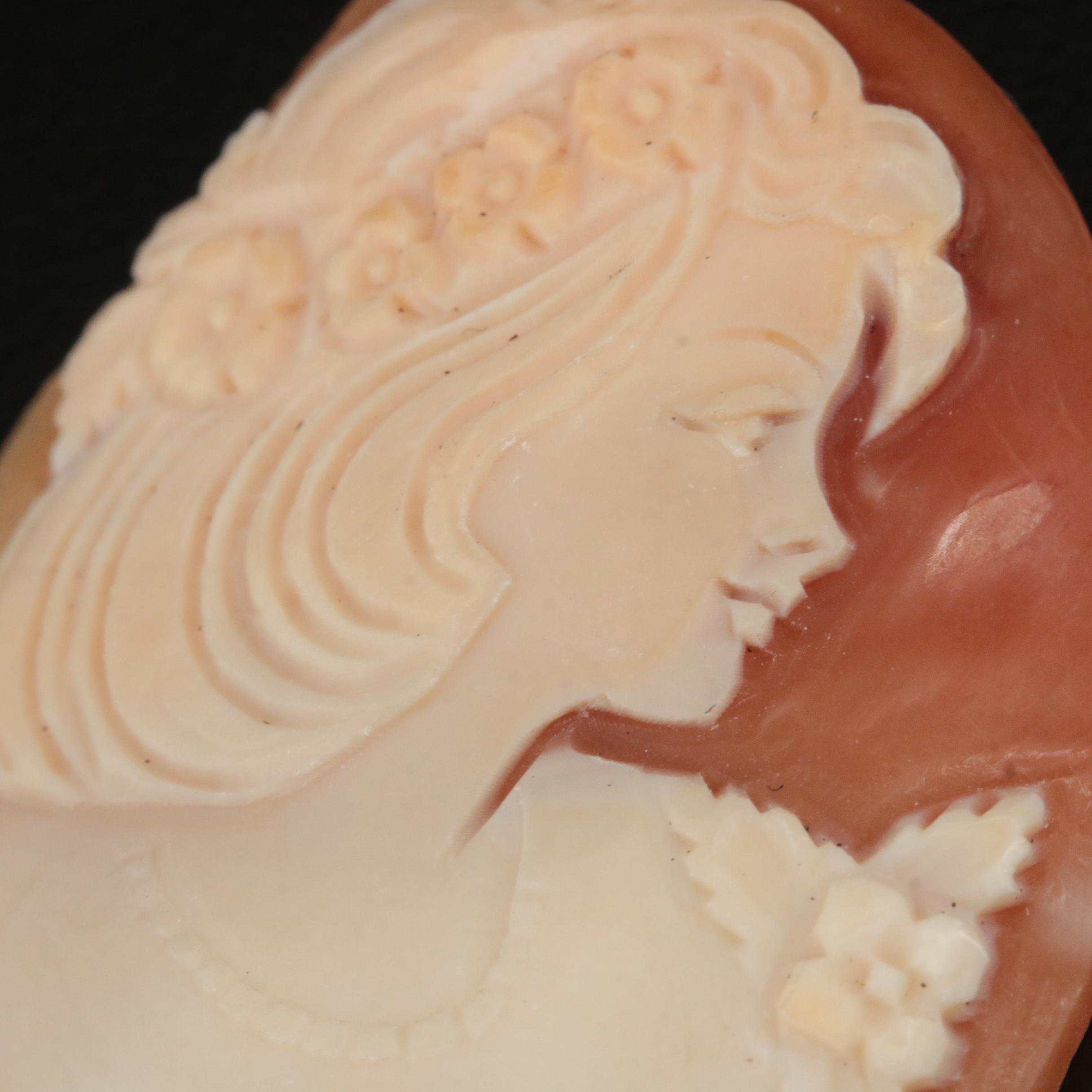 Loose Oval Shell Cameo