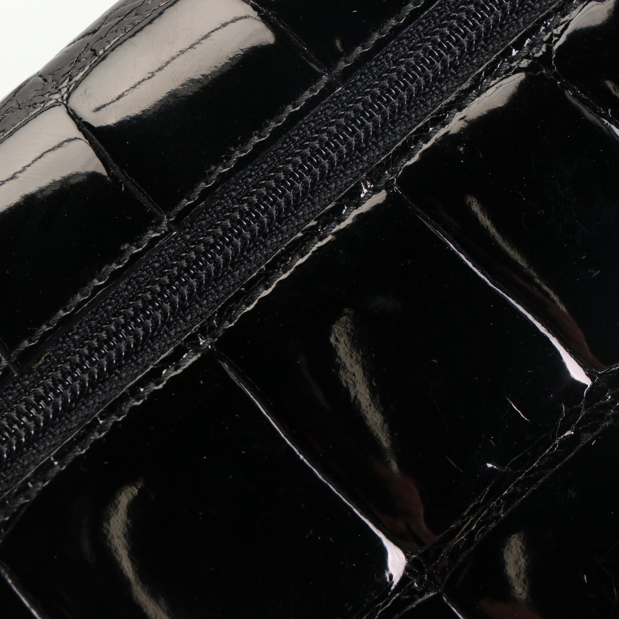 Bosca American Alligator Checkbook Wallet with Box