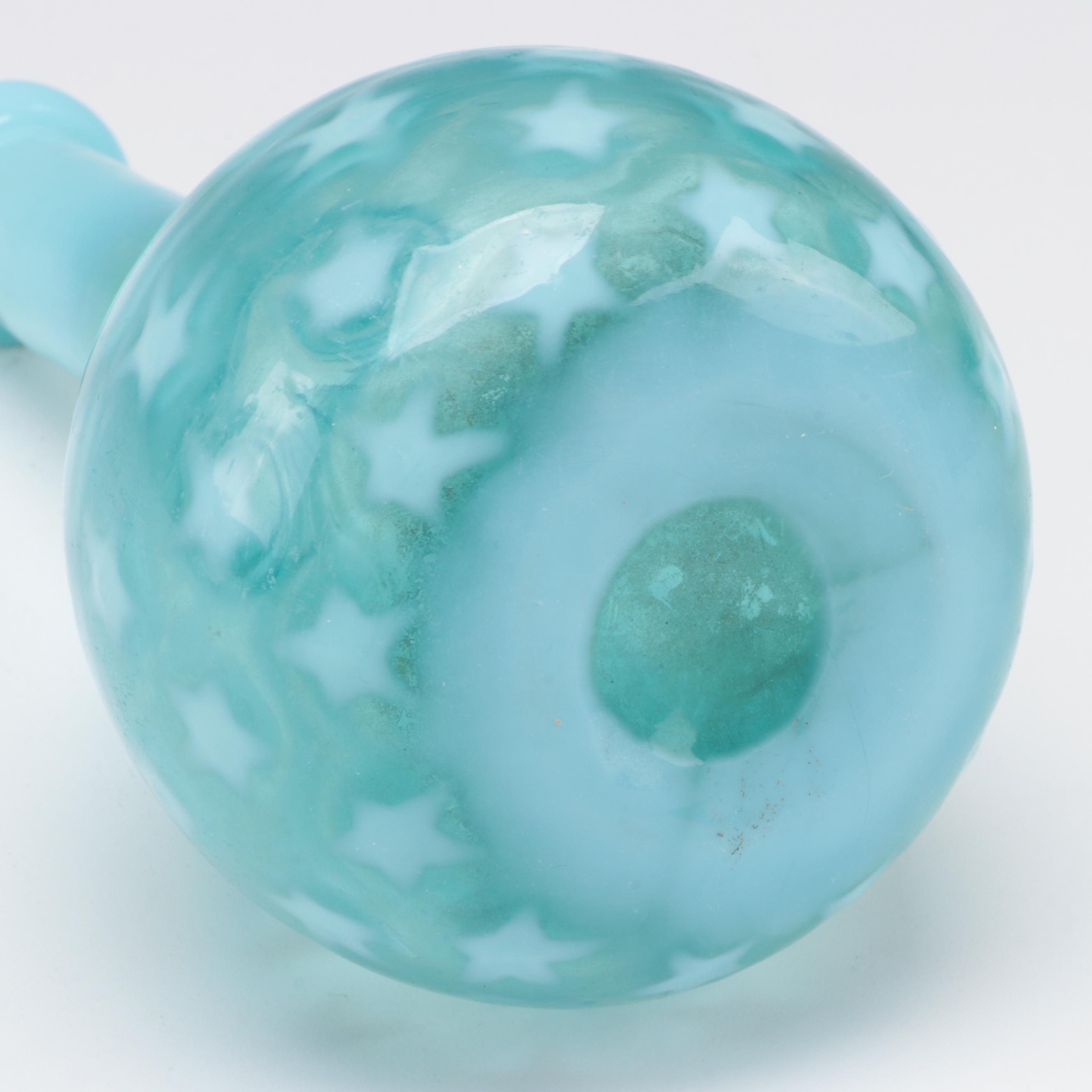 Hobbs Stars and Stripes Barber Bottles, Late 19th / Early 20th Century