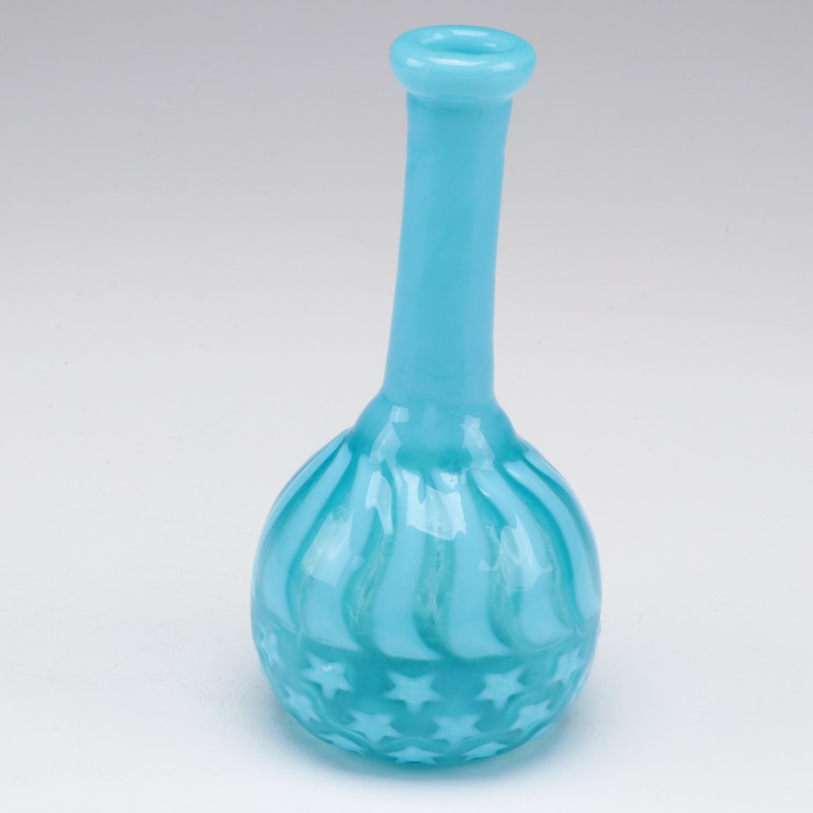 Hobbs Stars and Stripes Barber Bottles, Late 19th / Early 20th Century