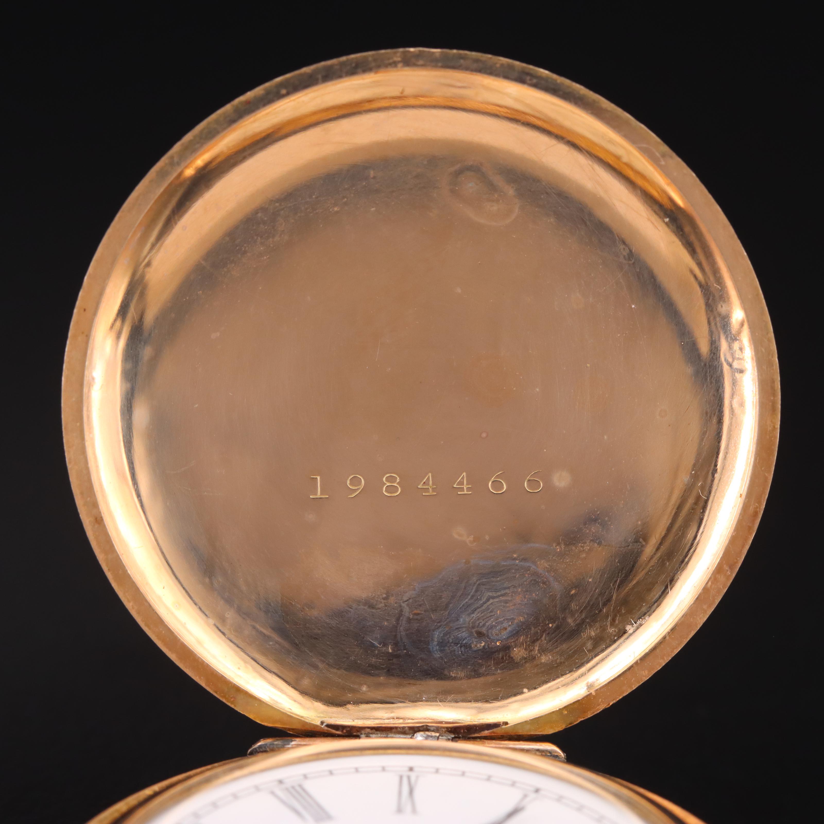 1900 American Waltham Watch Co. Hunting Pocket Watch