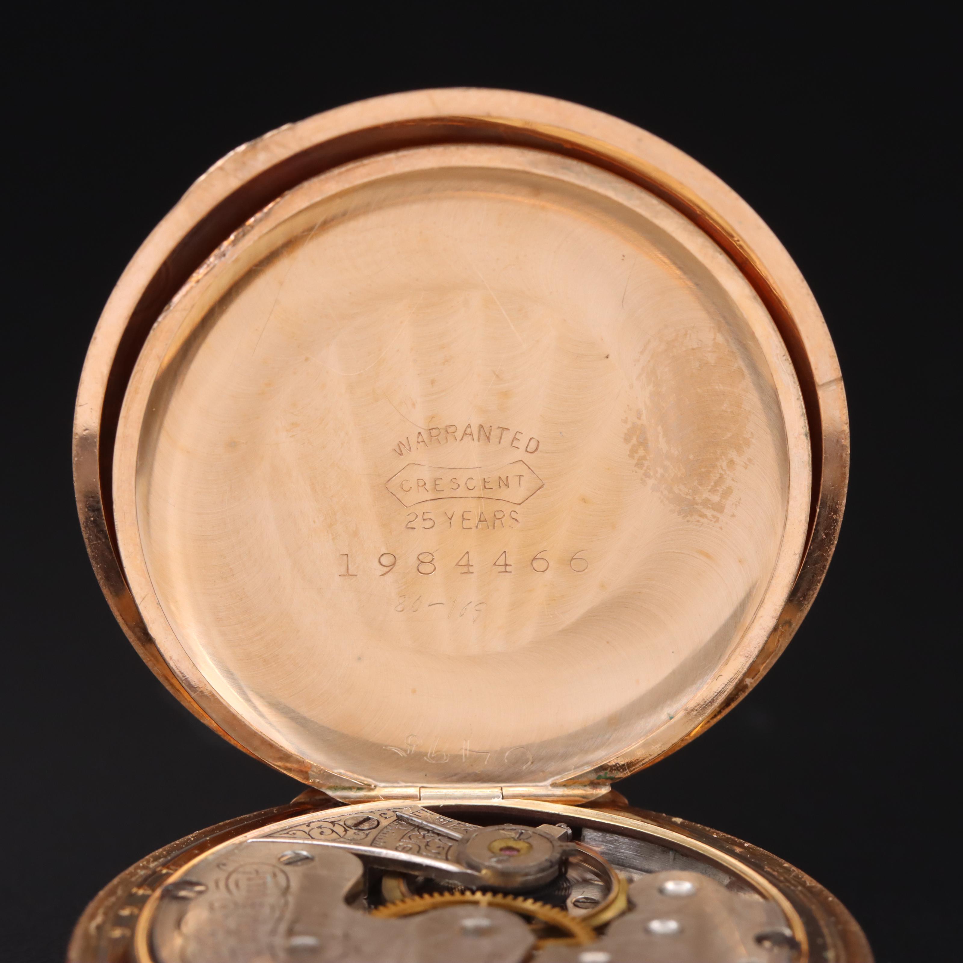1900 American Waltham Watch Co. Hunting Pocket Watch