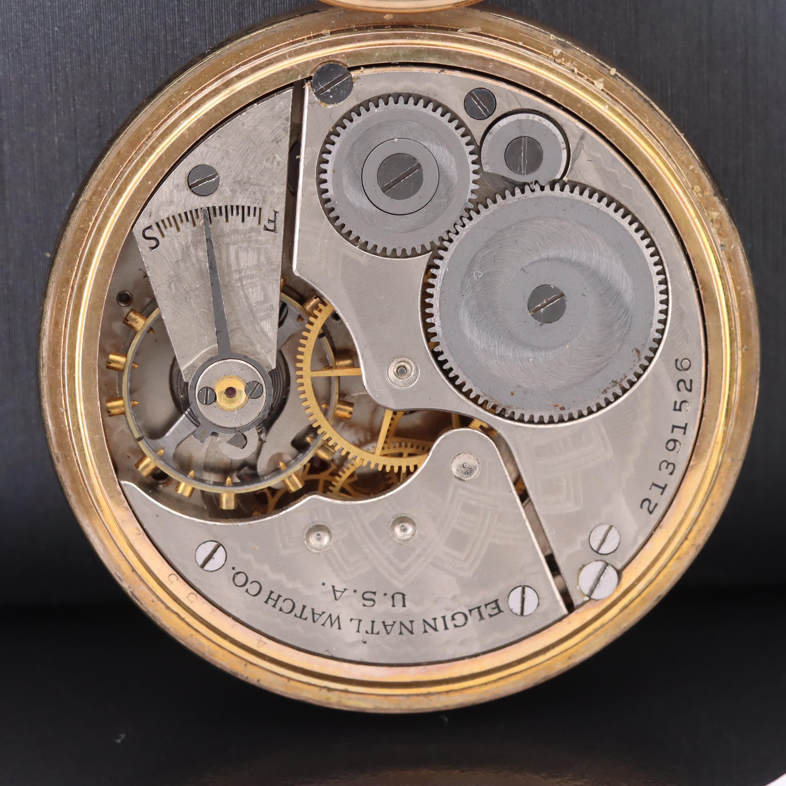 1919 Elgin Gold-Filled Pocket Watch