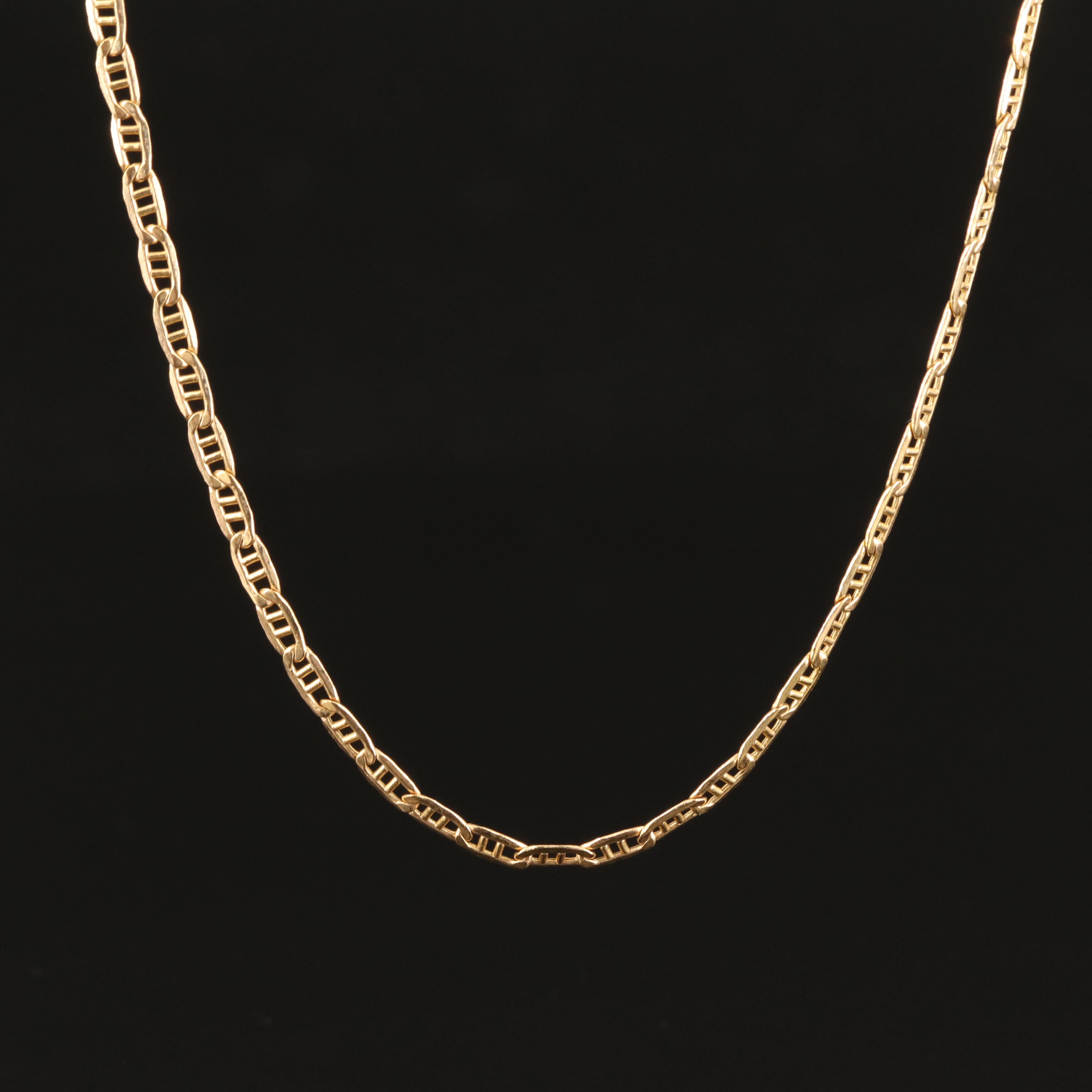 10K Mariner Chain Necklace