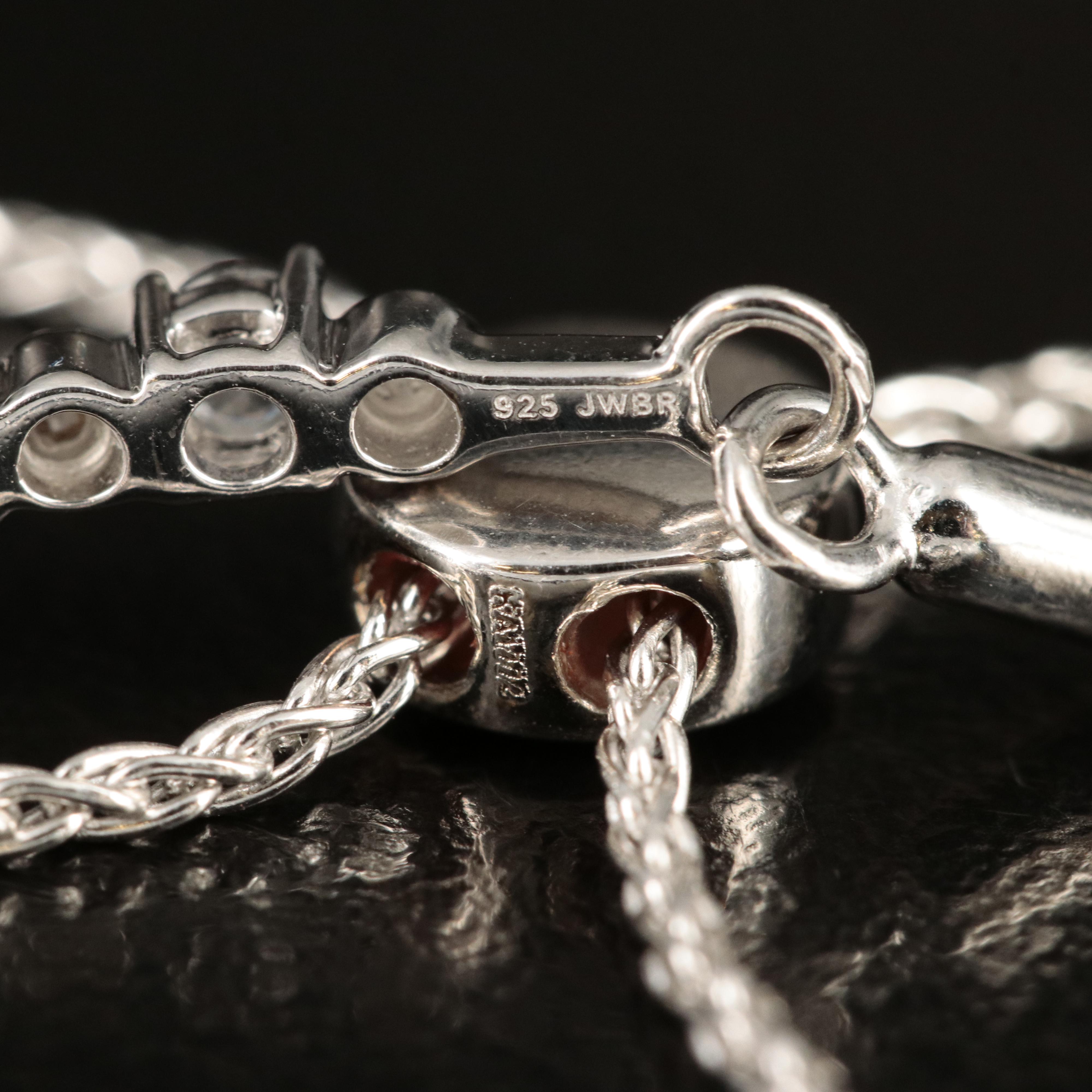 Sterling Sapphire Bolo Bracelet