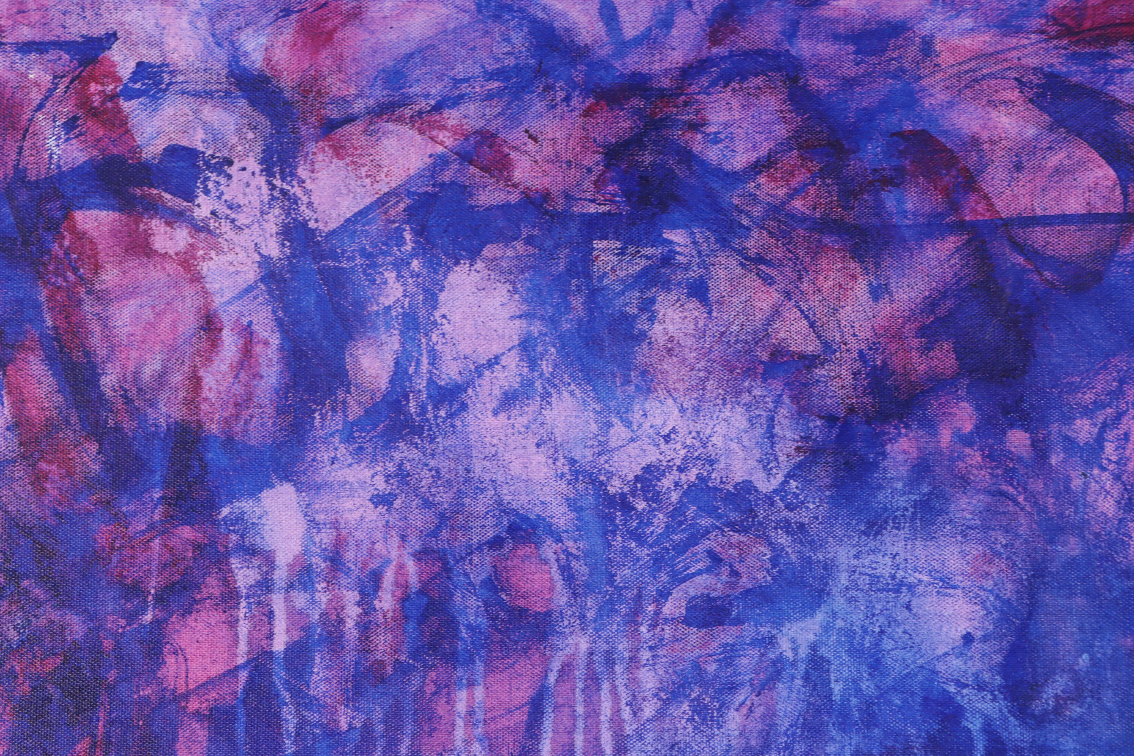 Abstract Non-Objective Acrylic Painting