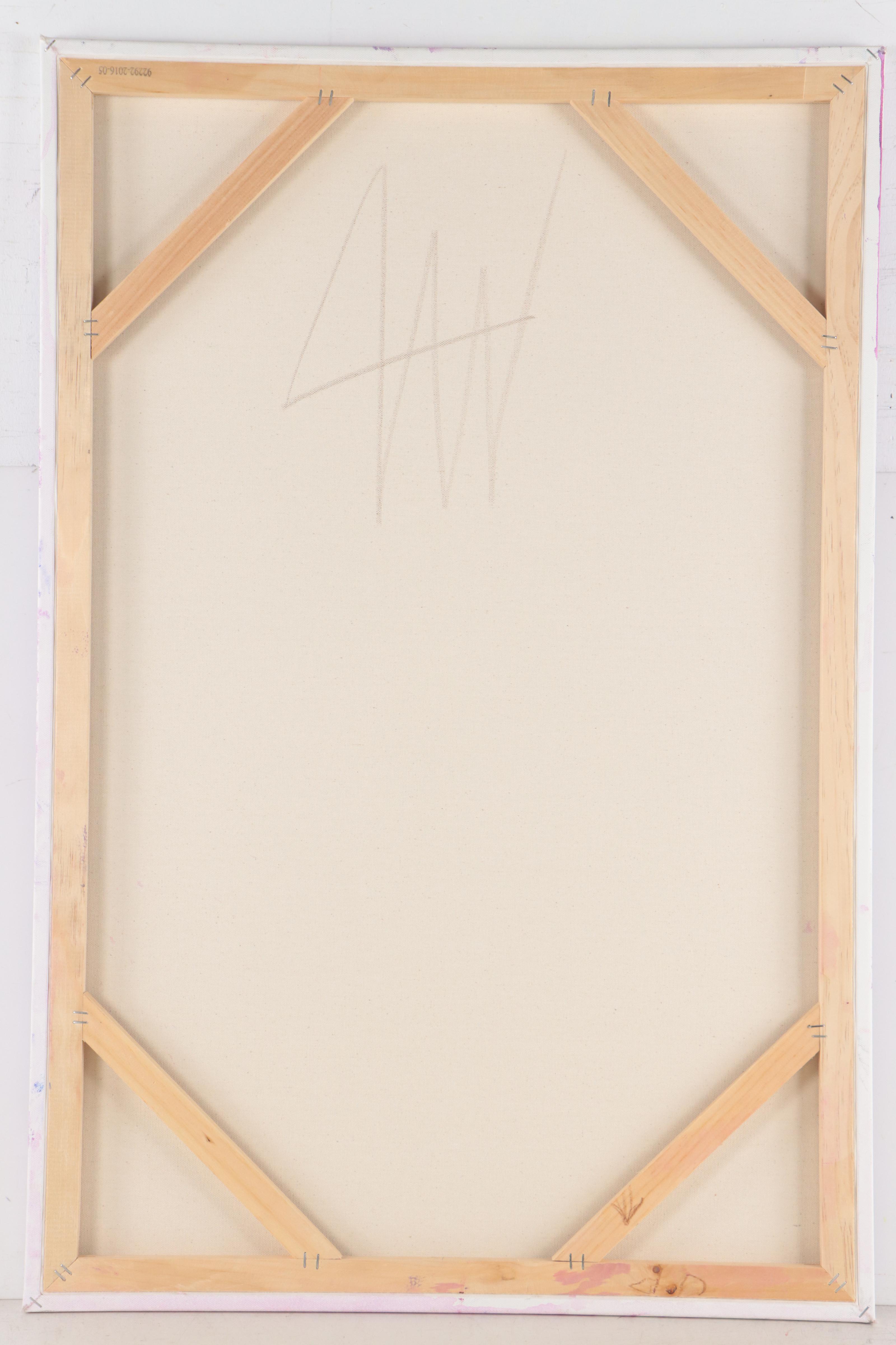 Abstract Non-Objective Acrylic Painting